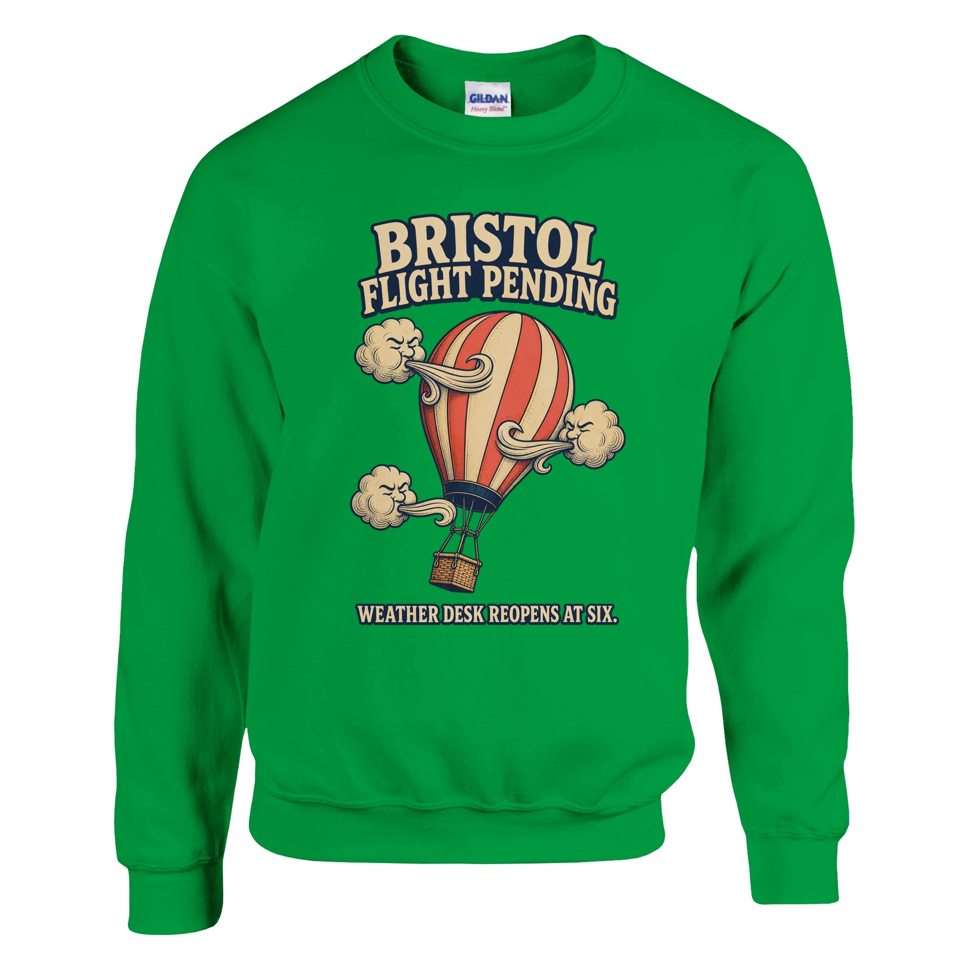 Bristol Flight Pending – Weather Desk Sweatshirt — product view 12