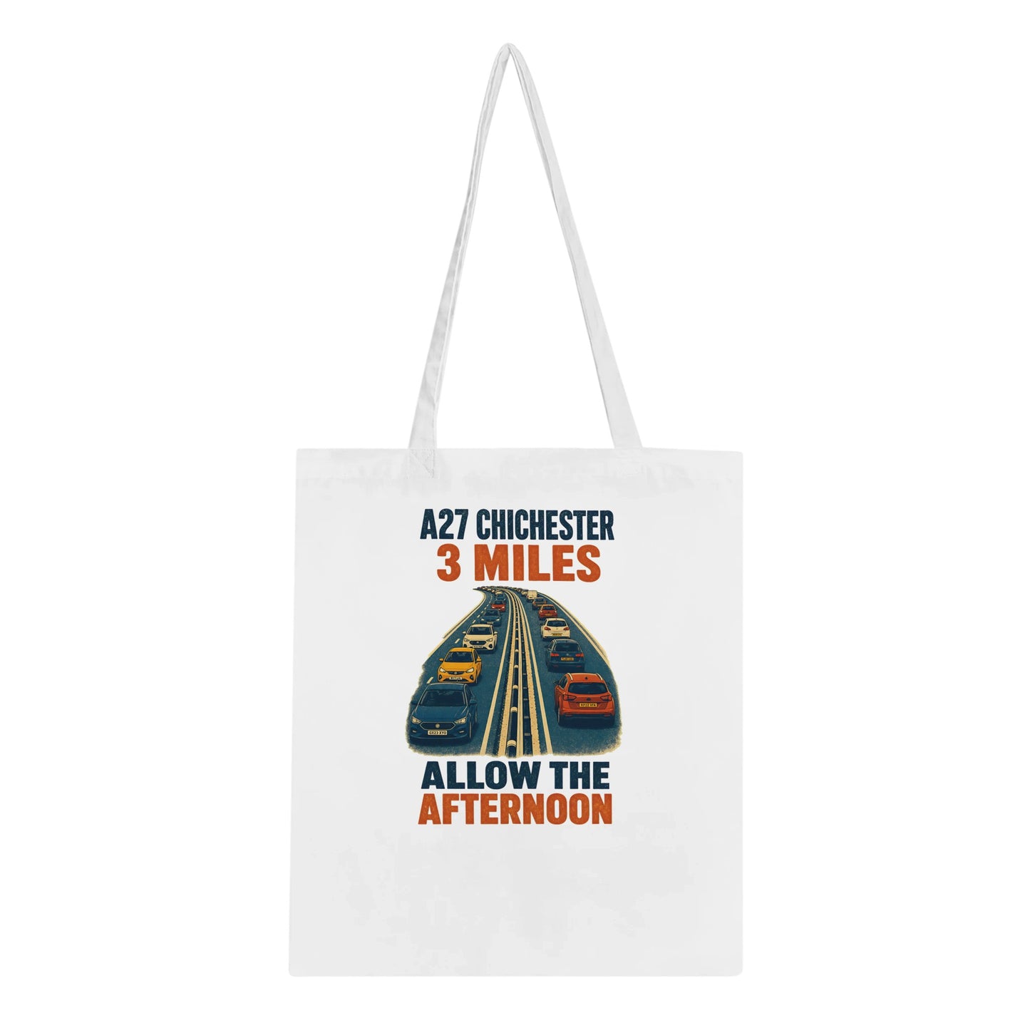 A27 Chichester – 3 Miles, Allow the Afternoon Tote Bag — product view 5