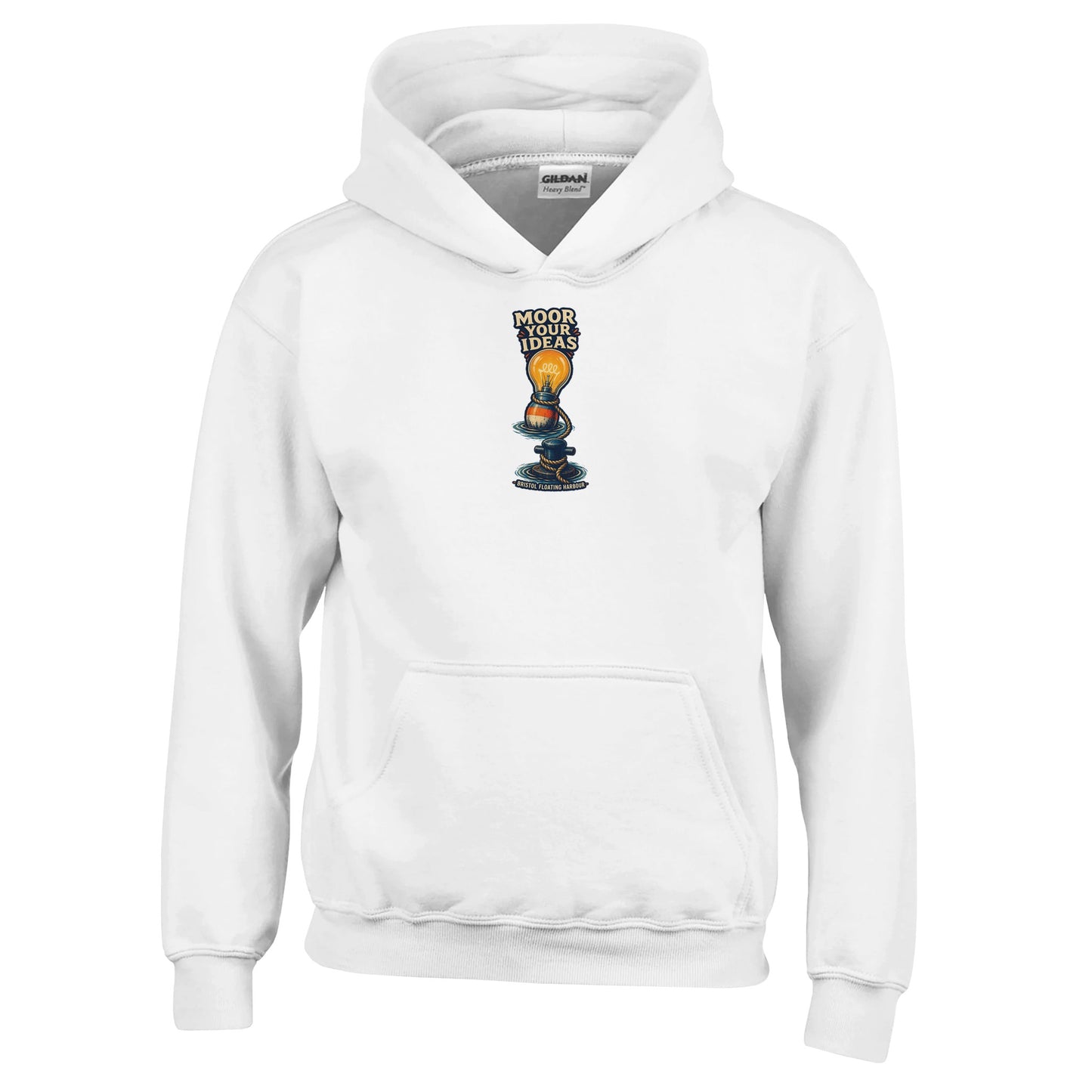 Moor Your Ideas – Bristol Floating Harbour Kids' Hoodie — product view 1