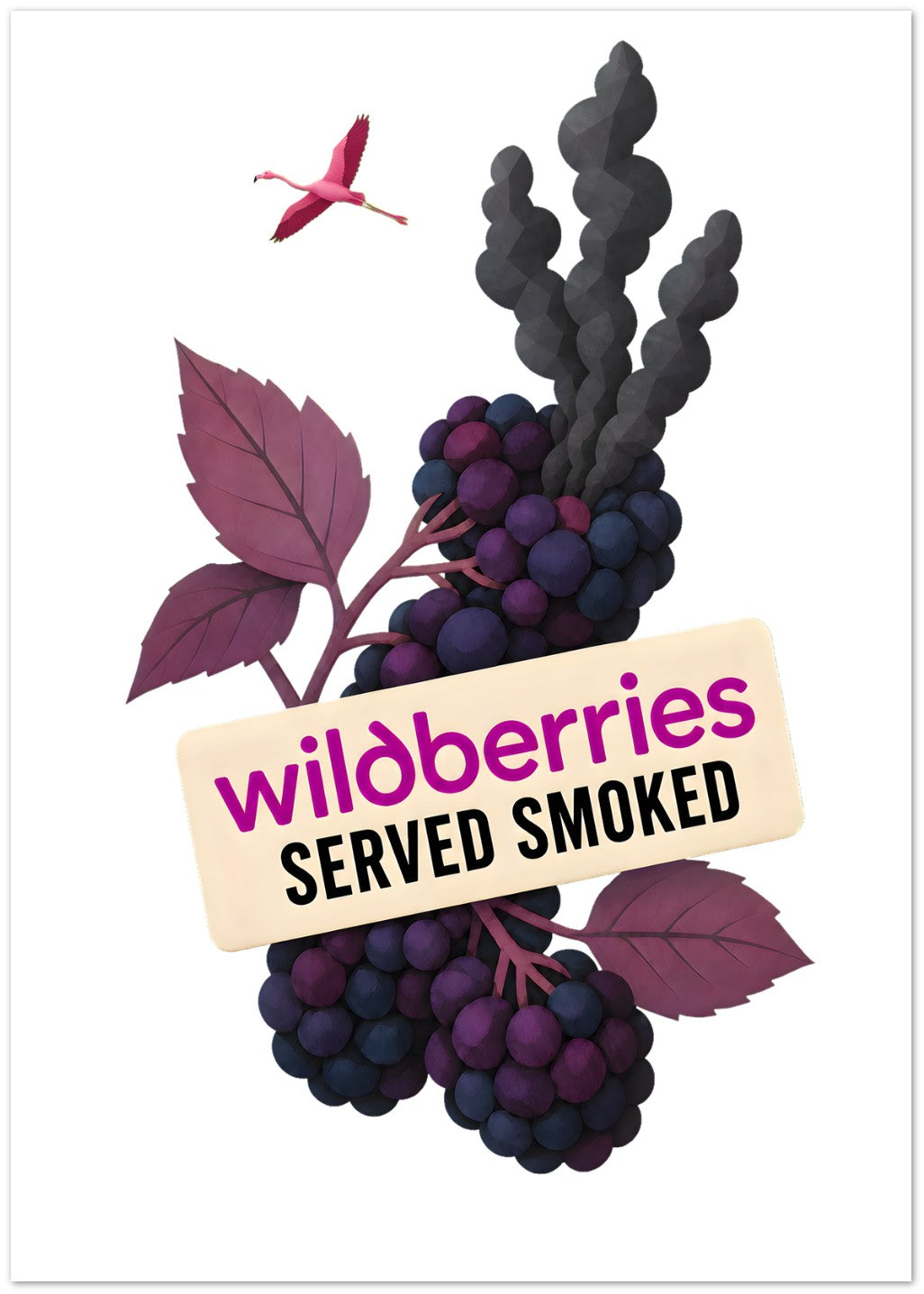 Wildberries, Served Smoked Greeting Card Pack — product view 1