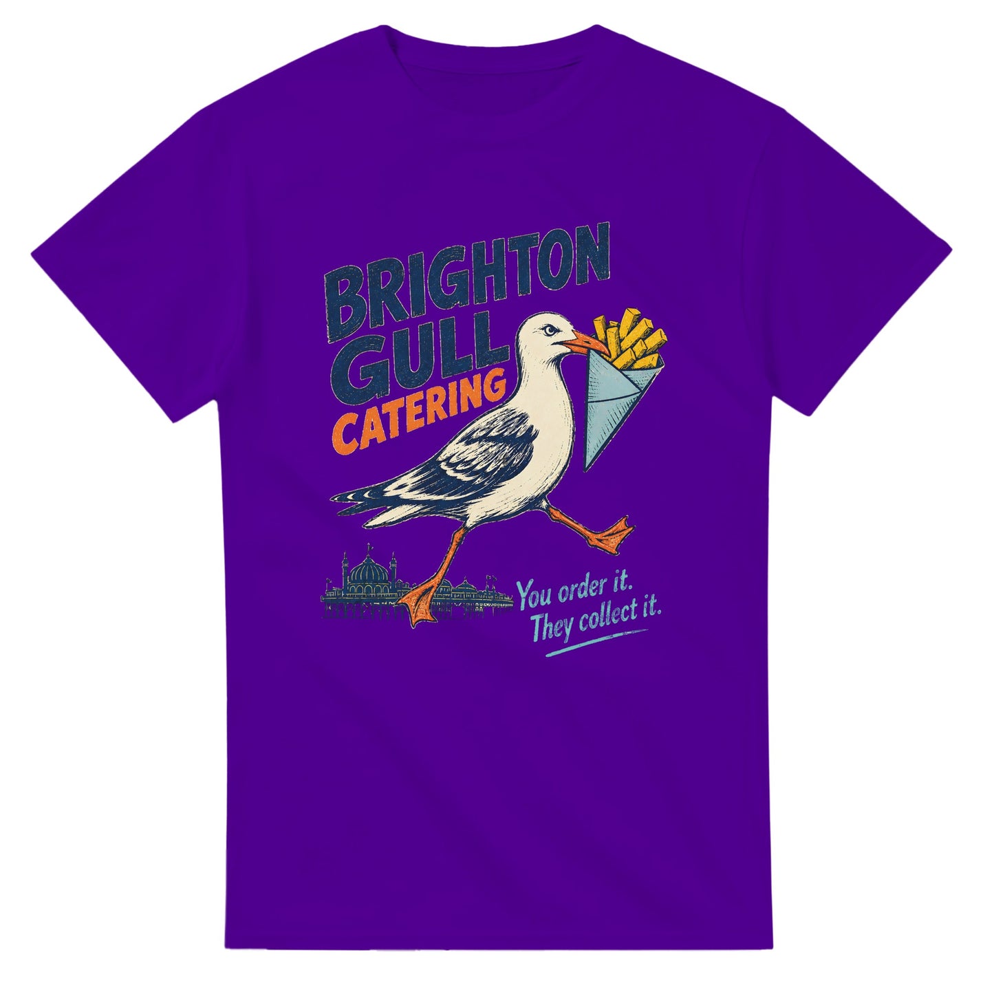 Brighton Gull Catering - You Order It, They Collect It T-shirt — product view 16