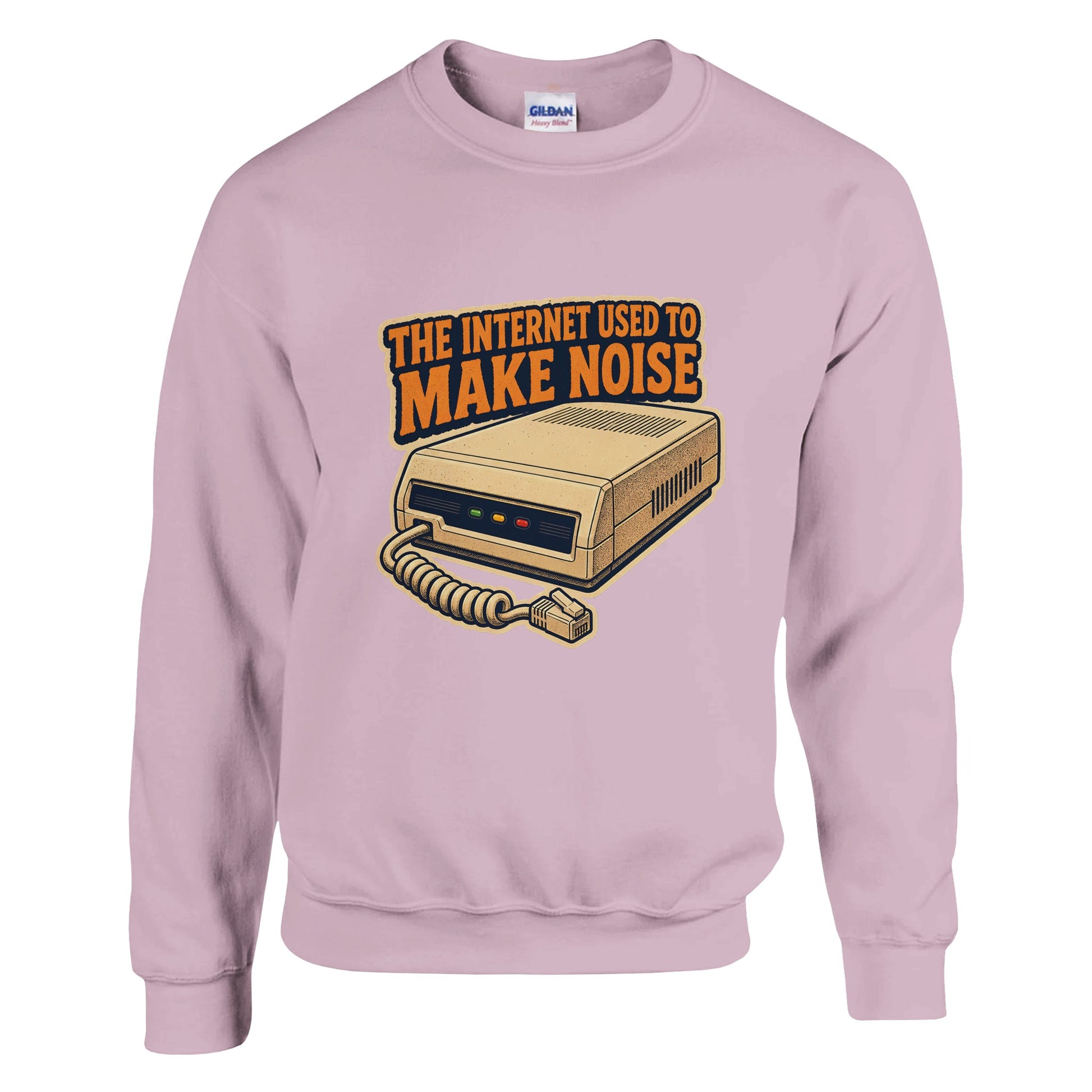 The Internet Used to Make Noise Retro Tech Graphic Sweatshirt — product view 5