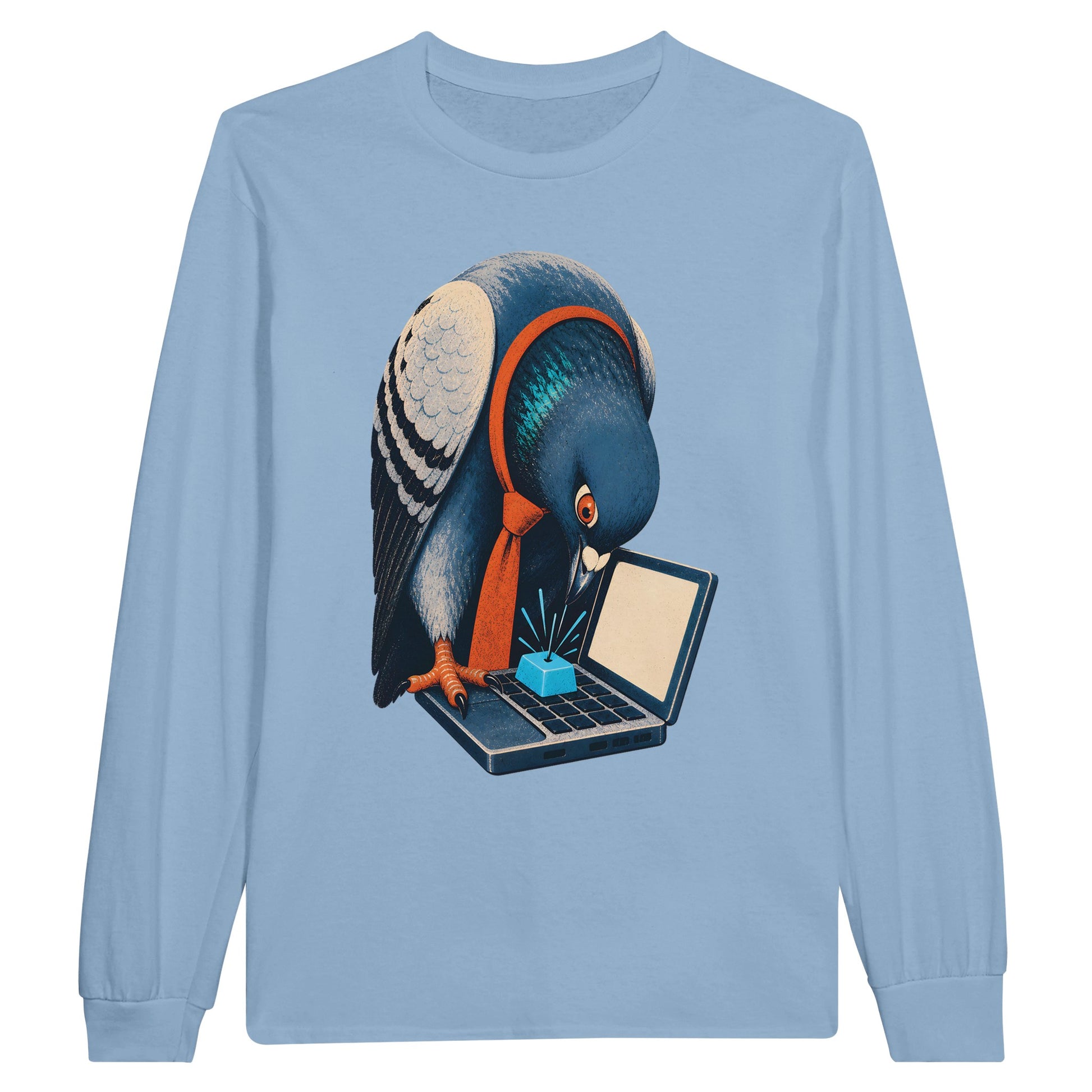 Pigeon Hits Send Long-Sleeve T-shirt — product view 8