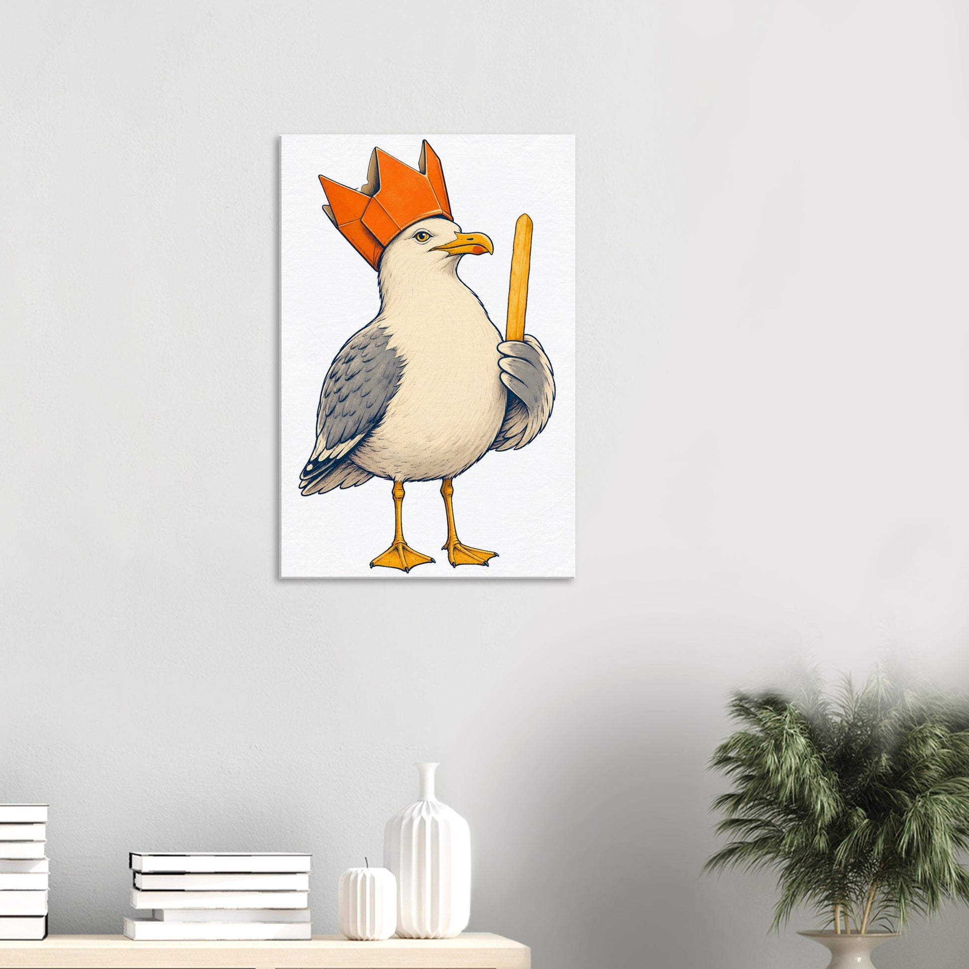 The Chip Crown Gull Canvas — product view 4