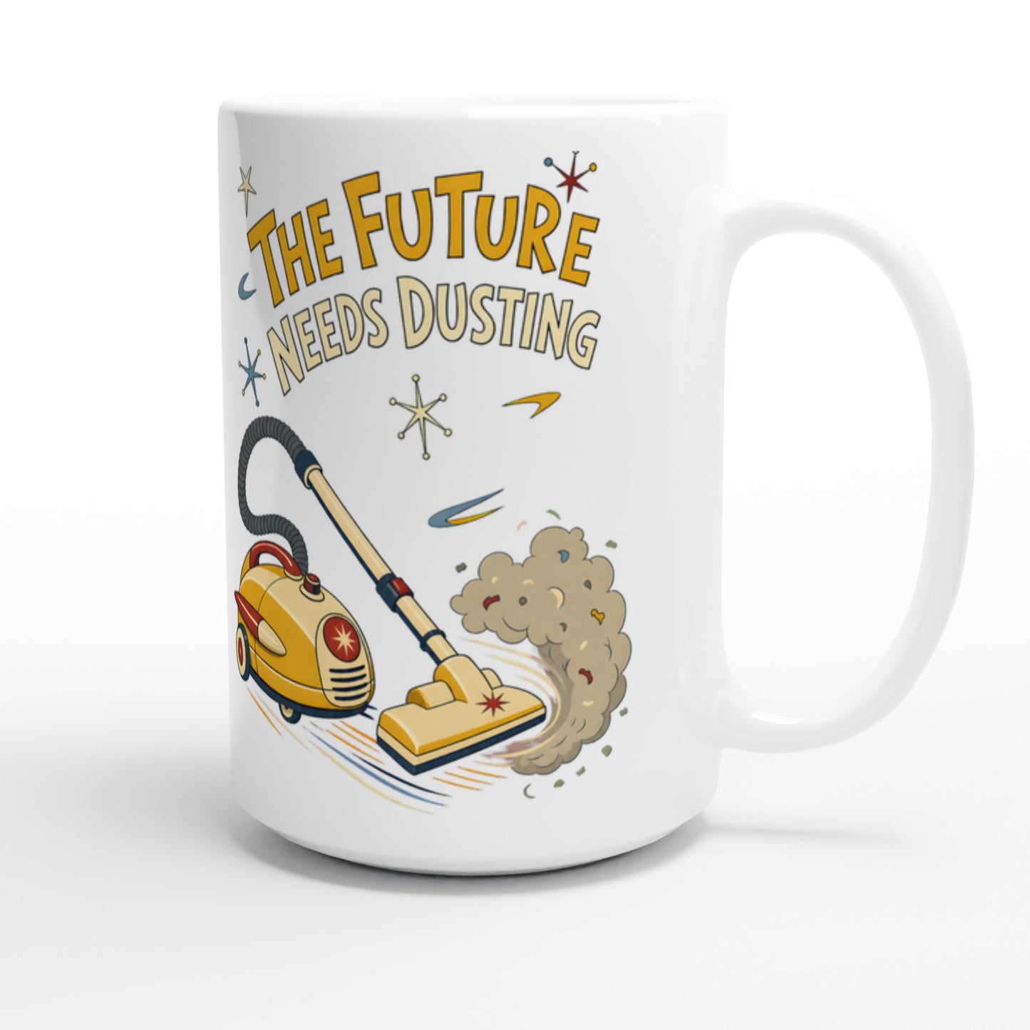 The Future Needs Dusting Large Mug — product view 3