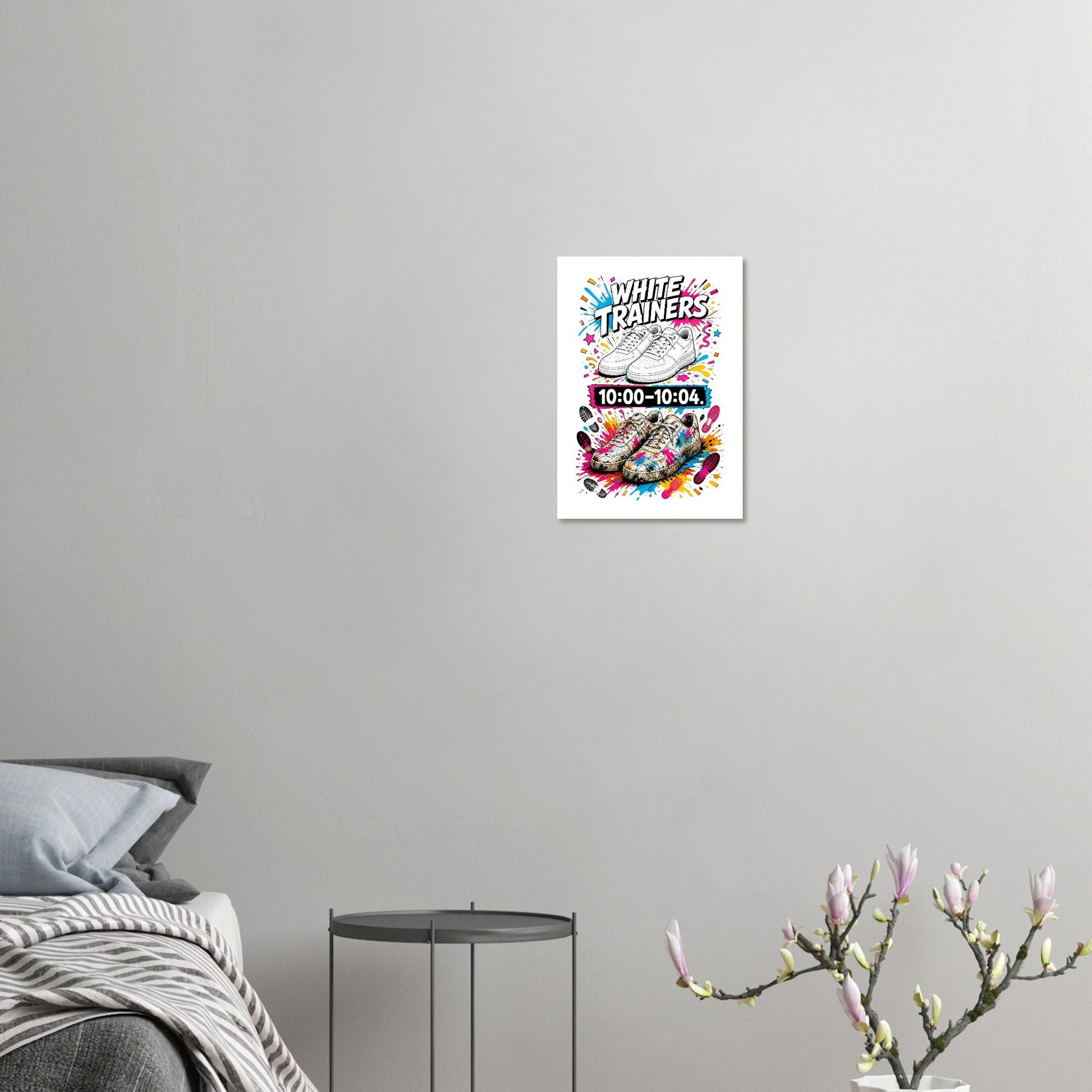 White Trainers: 10:00–10:04 Poster — product view 7