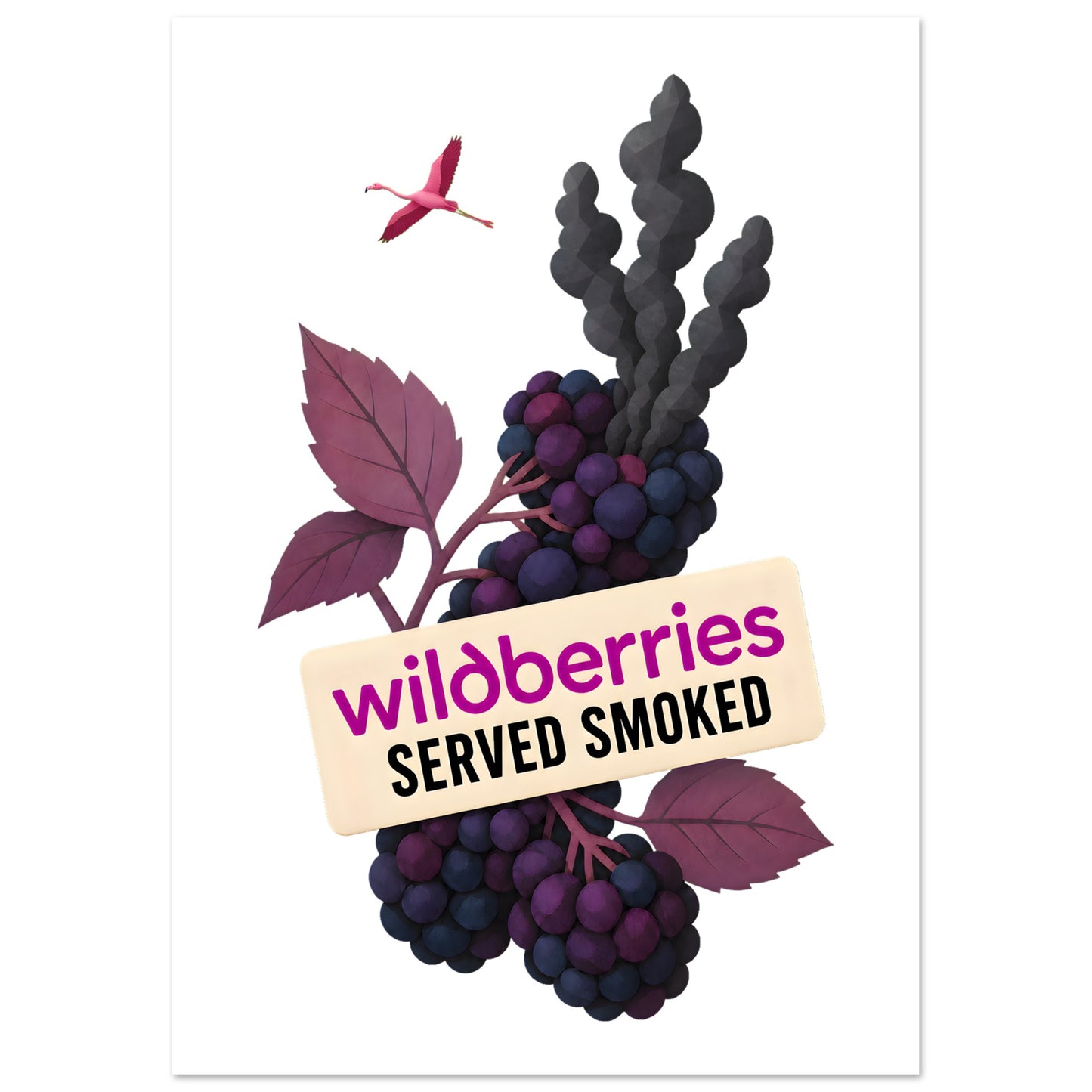 Wildberries, Served Smoked Poster — product view 2
