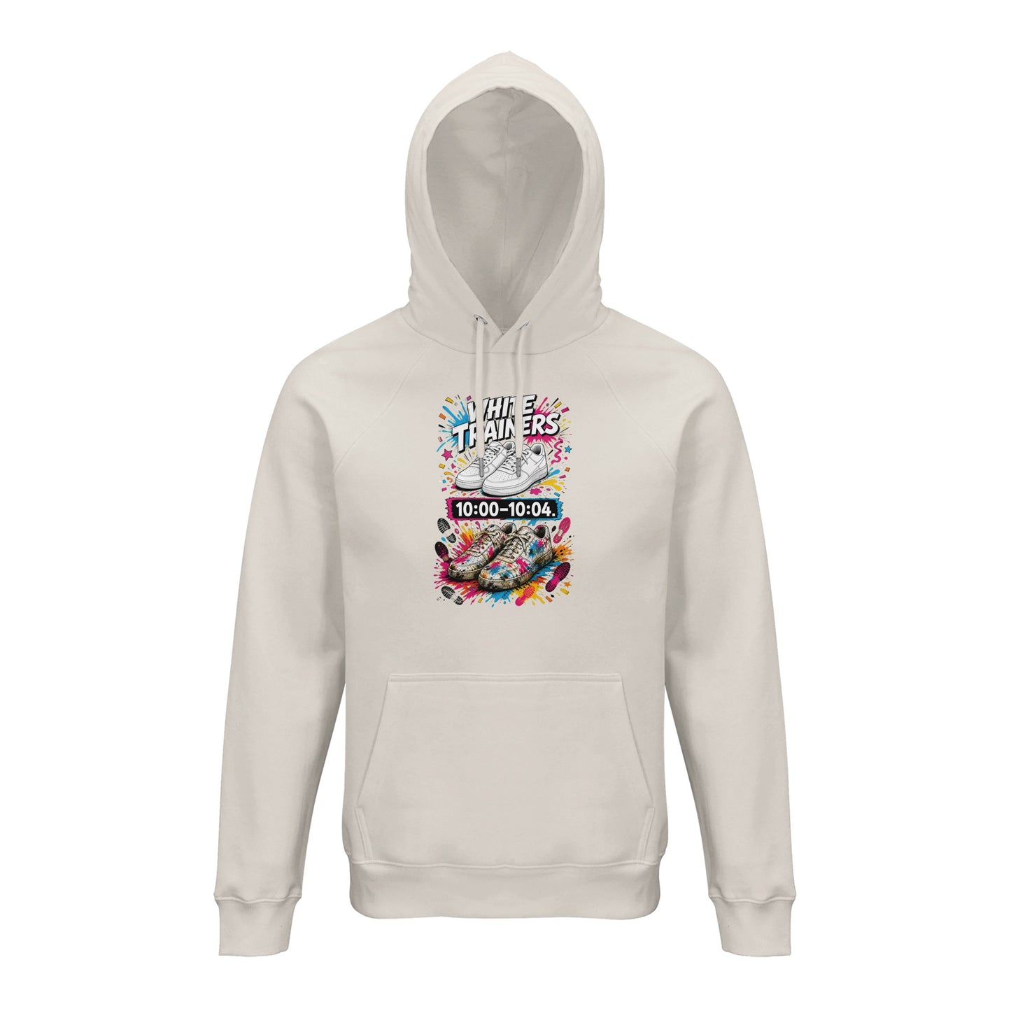 White Trainers: 10:00–10:04 Hoodie — product view 1