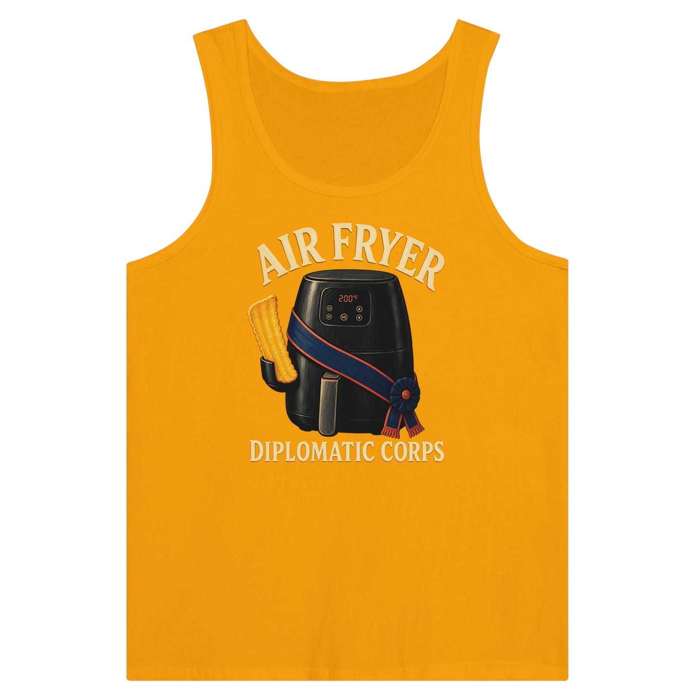 Air Fryer Diplomatic Corps Premium Unisex Tank Top — product view 11
