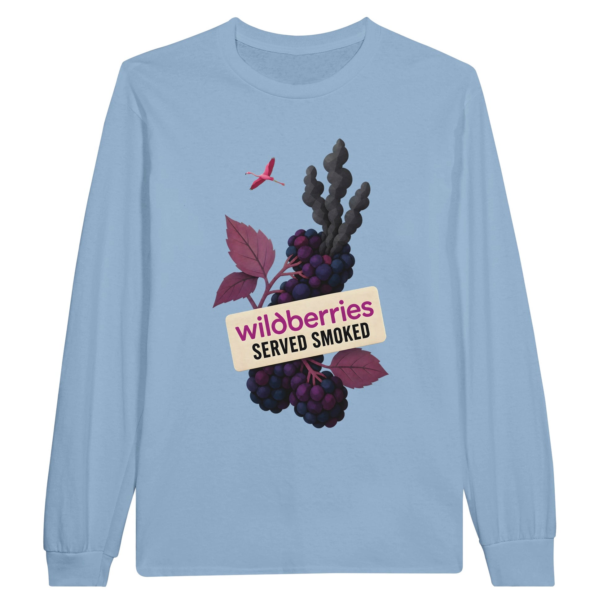 Wildberries, Served Smoked Long-Sleeve T-shirt — product view 8