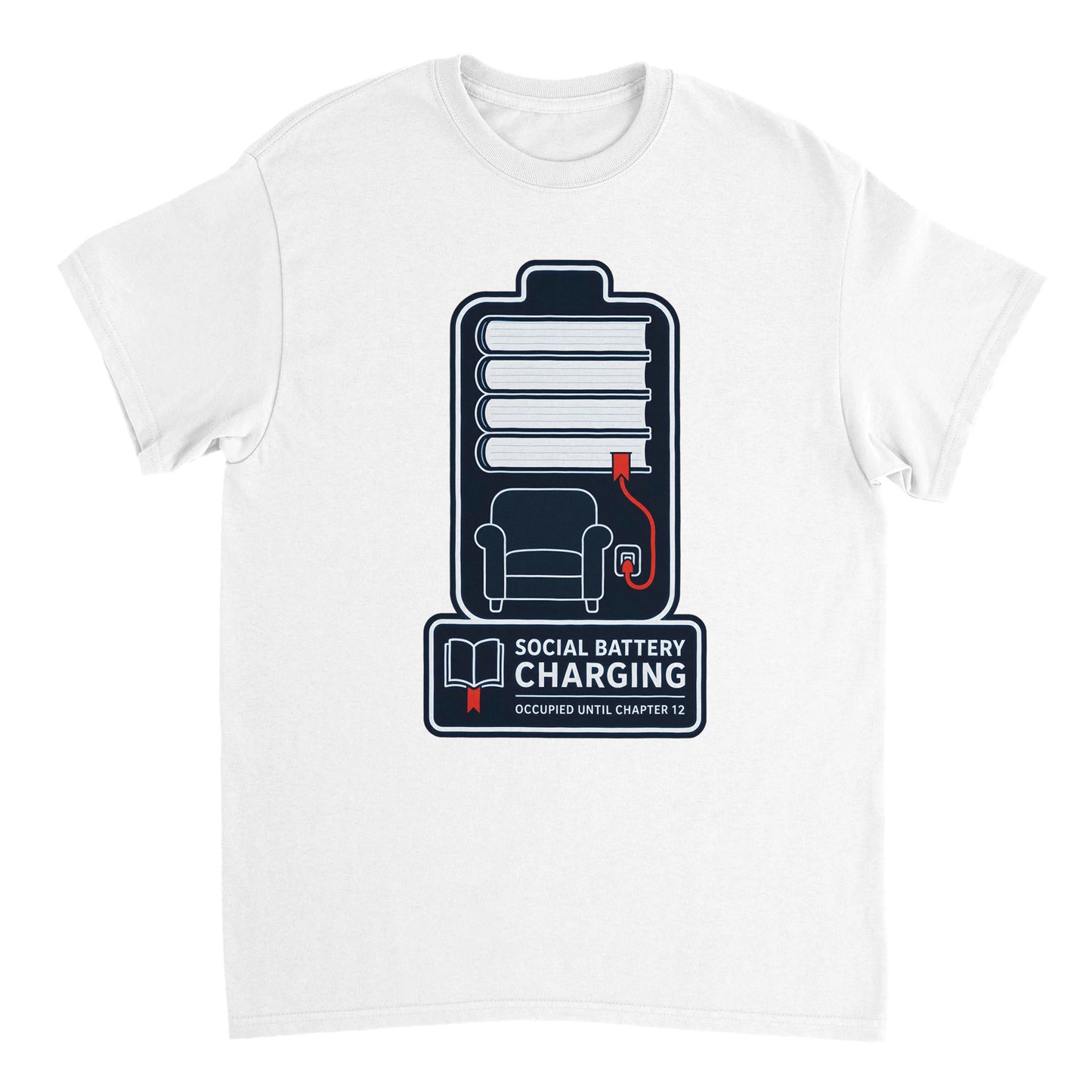 Social Battery Charging T-shirt — product view 17