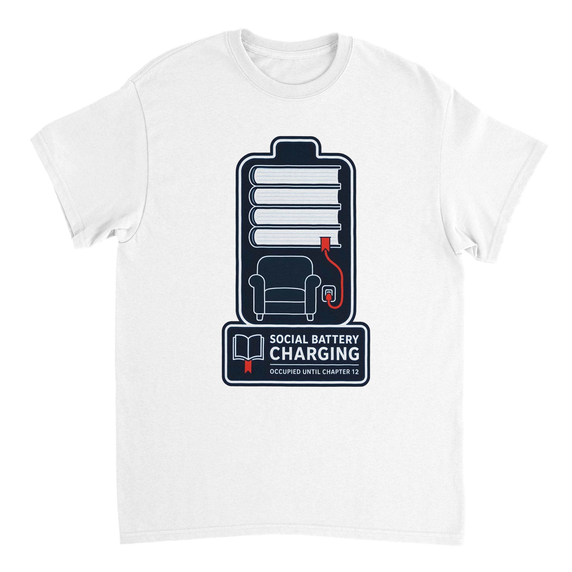 Social Battery Charging T-shirt — product view 17