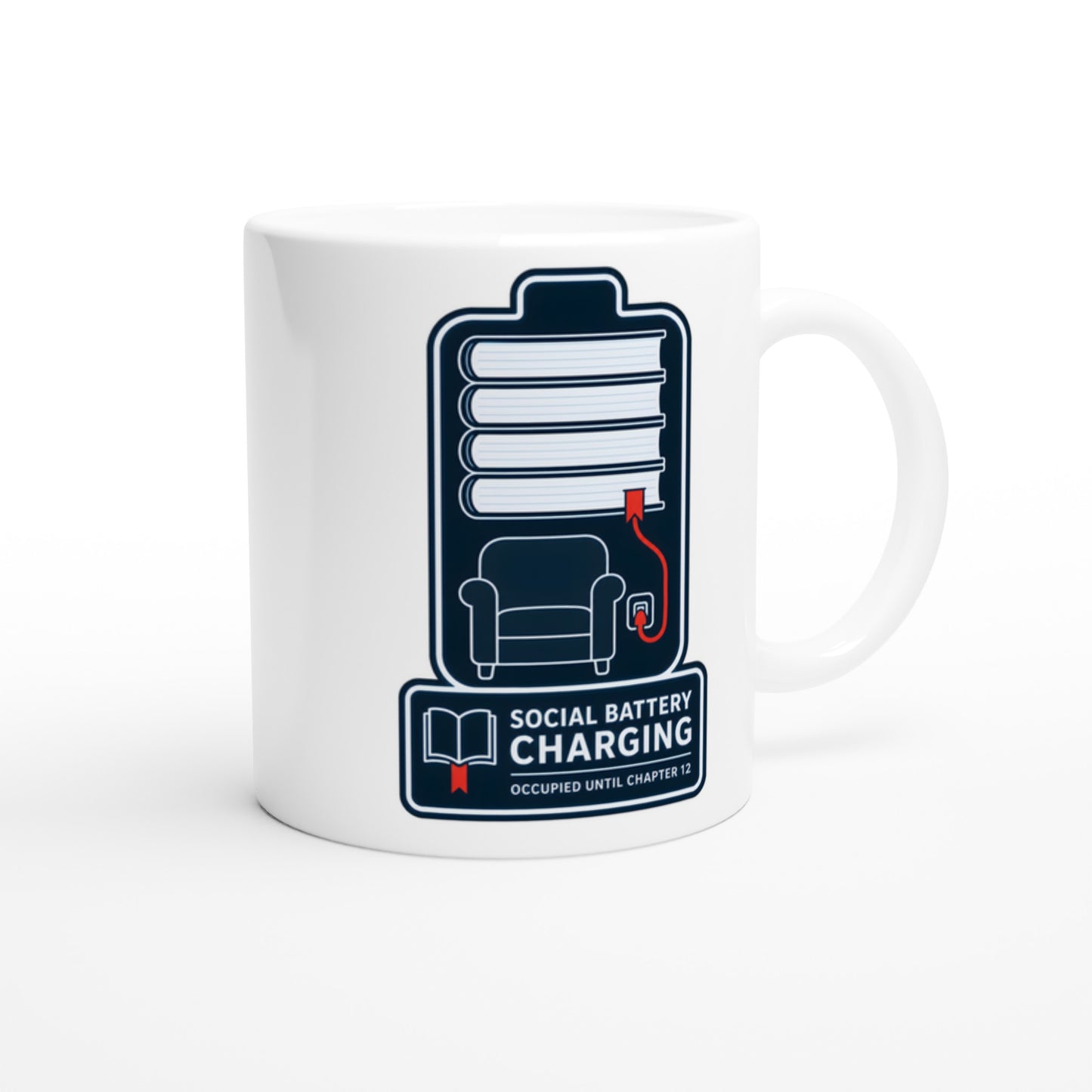 Social Battery Charging Mug — product view 2
