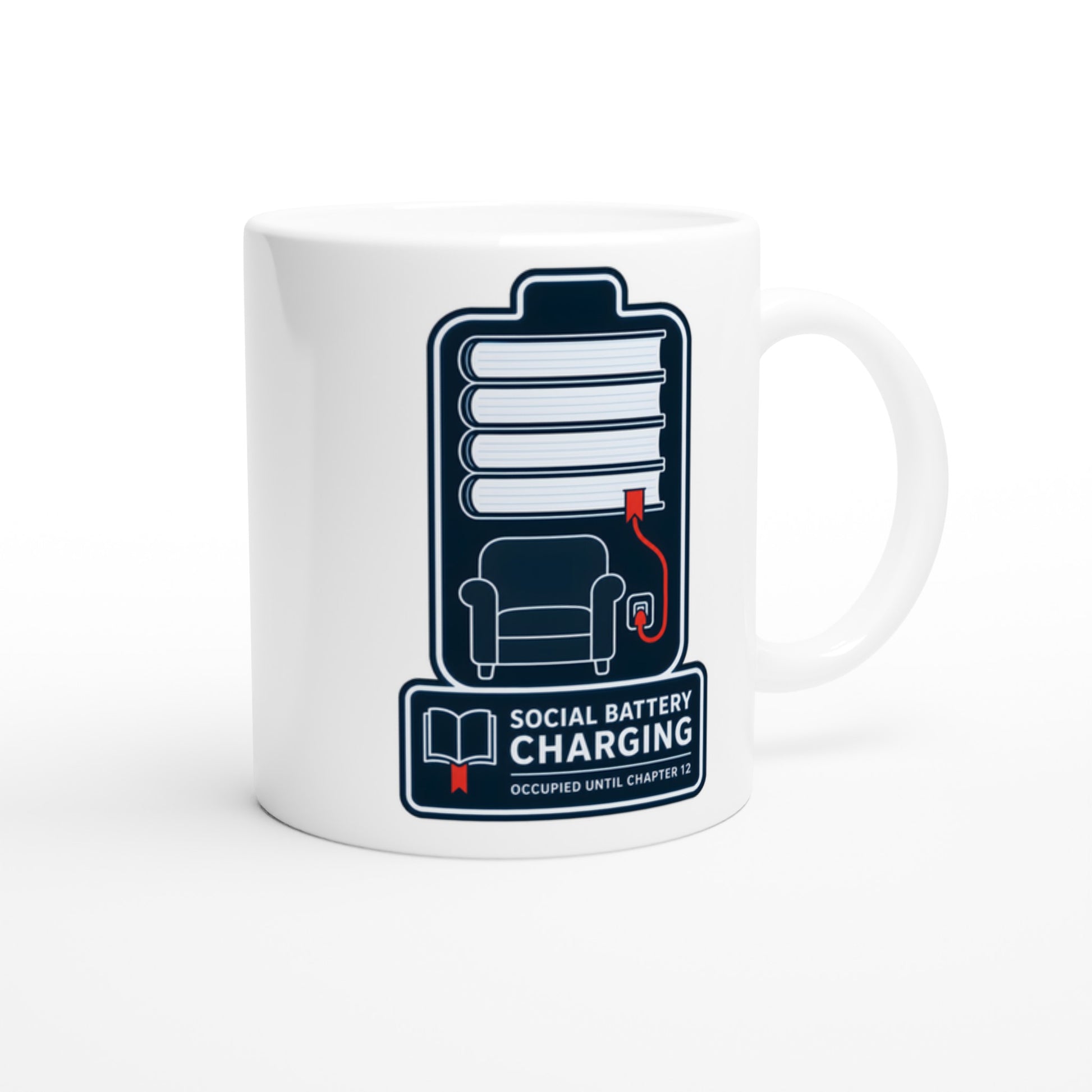 Social Battery Charging Mug — product view 2