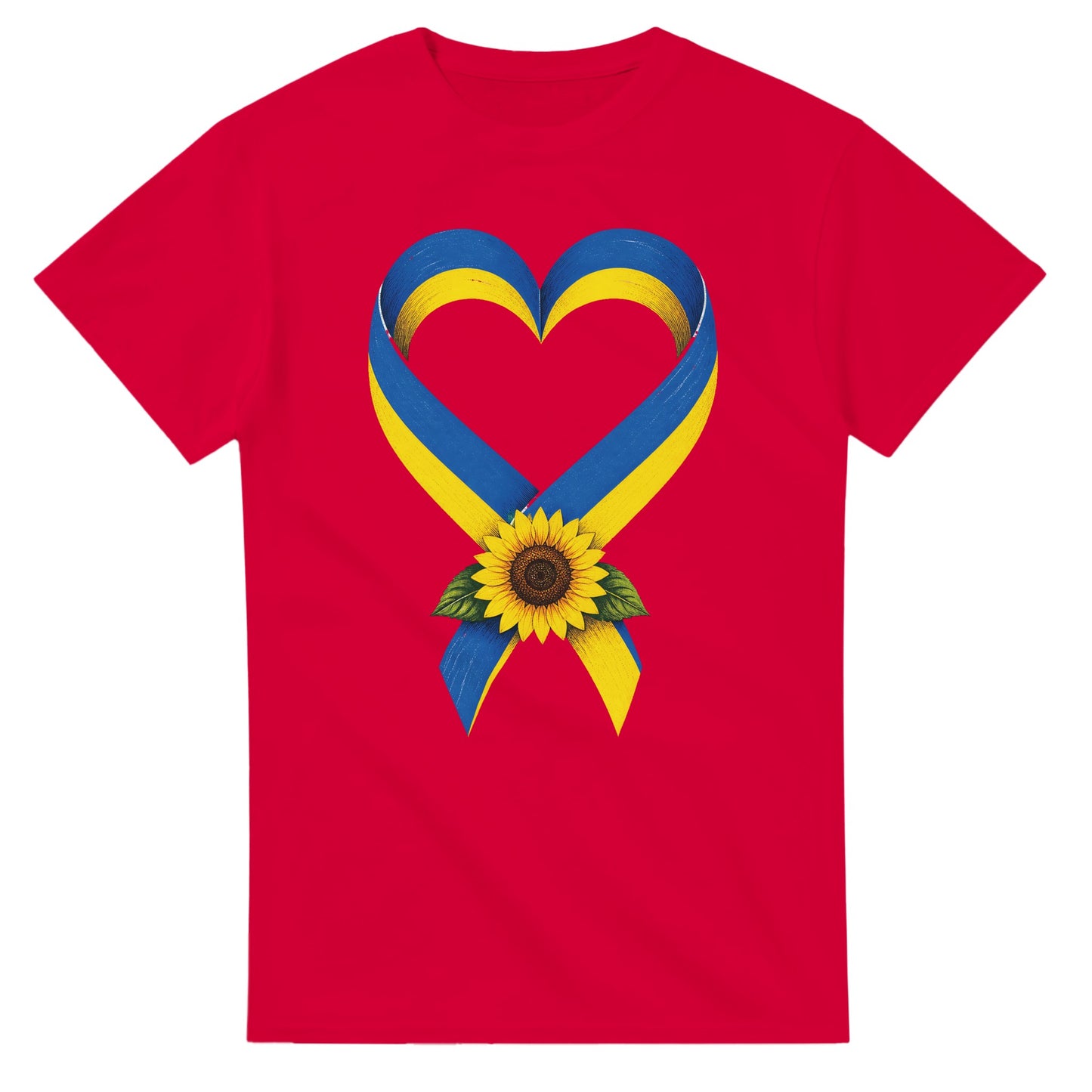 Ukraine Solidarity Ribbon T-shirt — product view 9