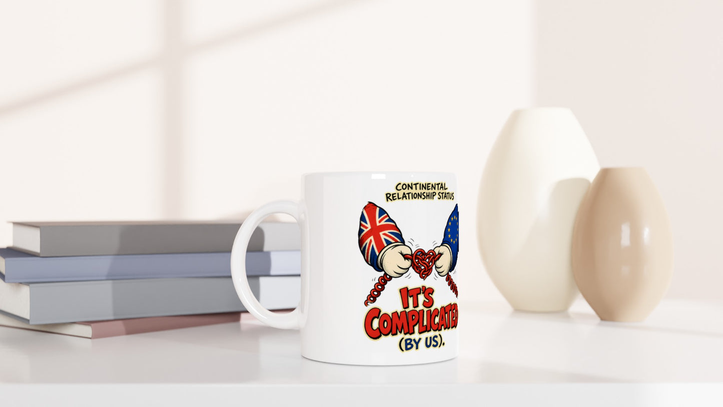 It's Complicated (By Us) UK–EU 1990s Cartoon Mug — product view 5
