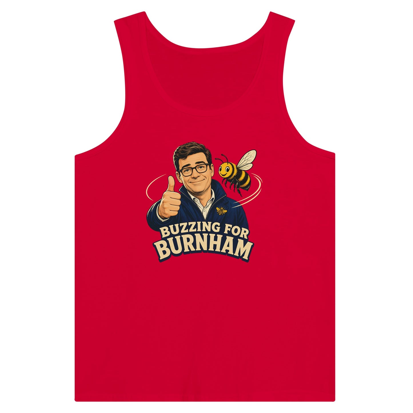 Buzzing for Burnham Premium Unisex Tank Top — product view 12