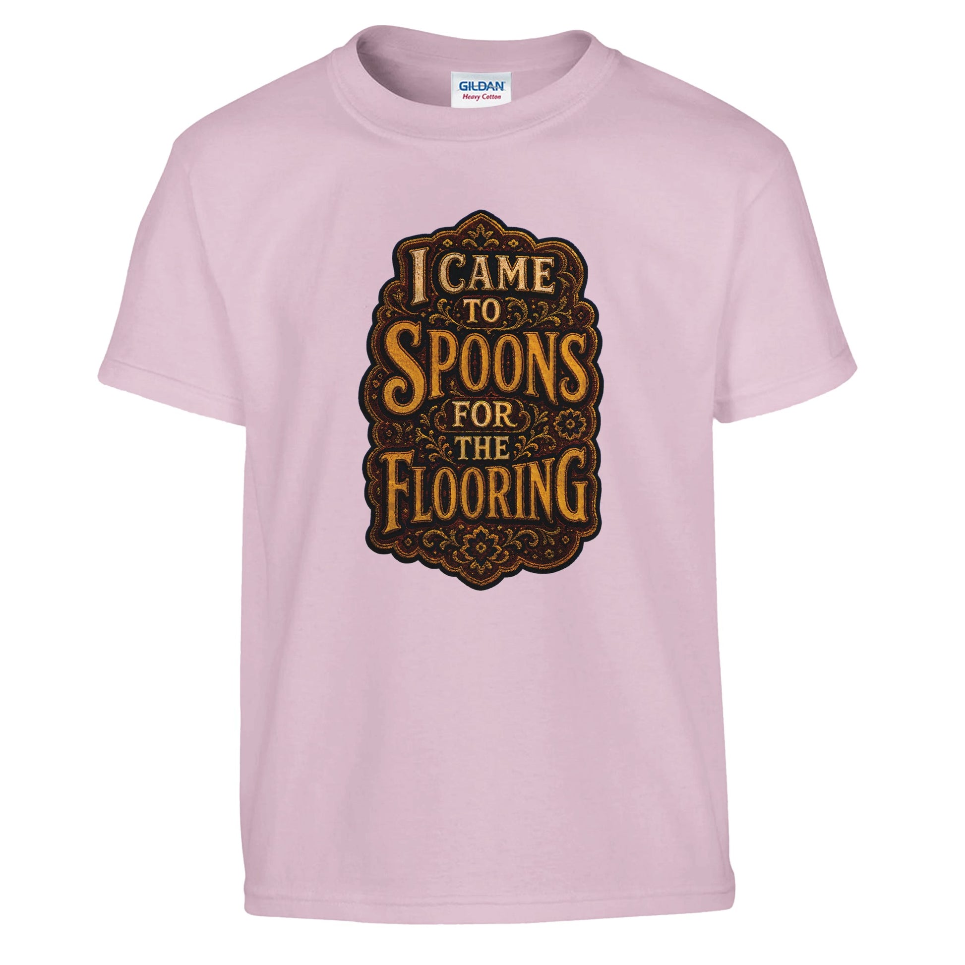 I Came to Spoons for the Flooring Kids' T-shirt — product view 9