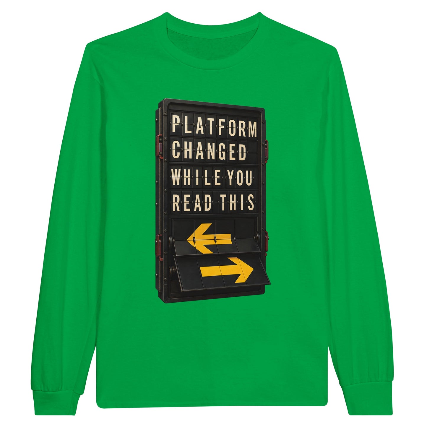 Platform Changed While You Read This Long-Sleeve T-shirt — product view 12