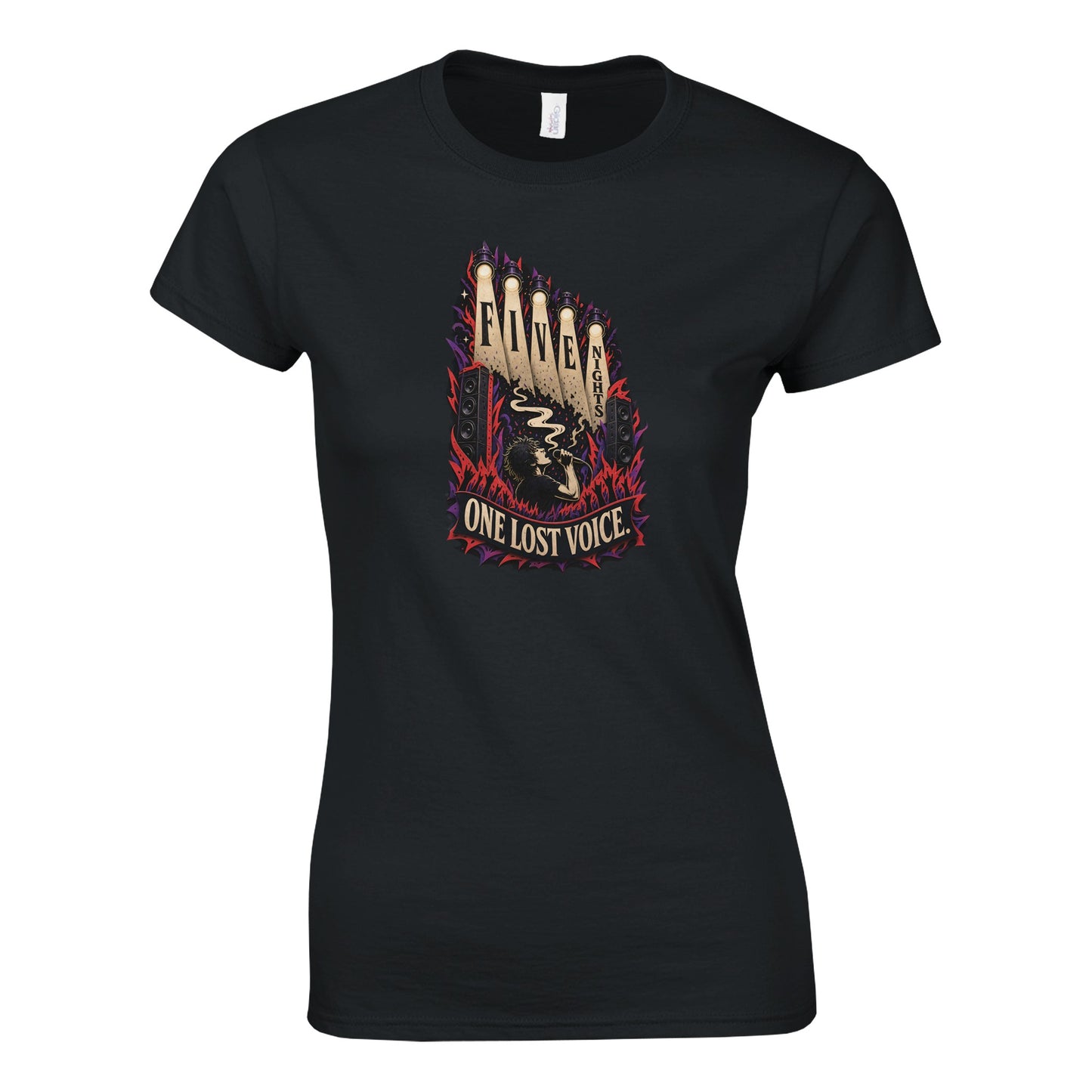 Five Nights, One Lost Voice Women's T-shirt — product view 6
