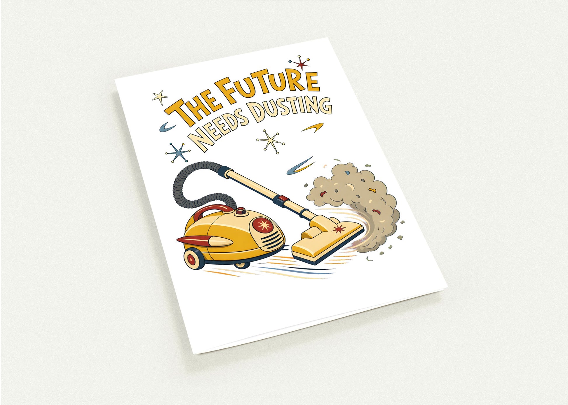 The Future Needs Dusting Greeting Card Pack — product view 4