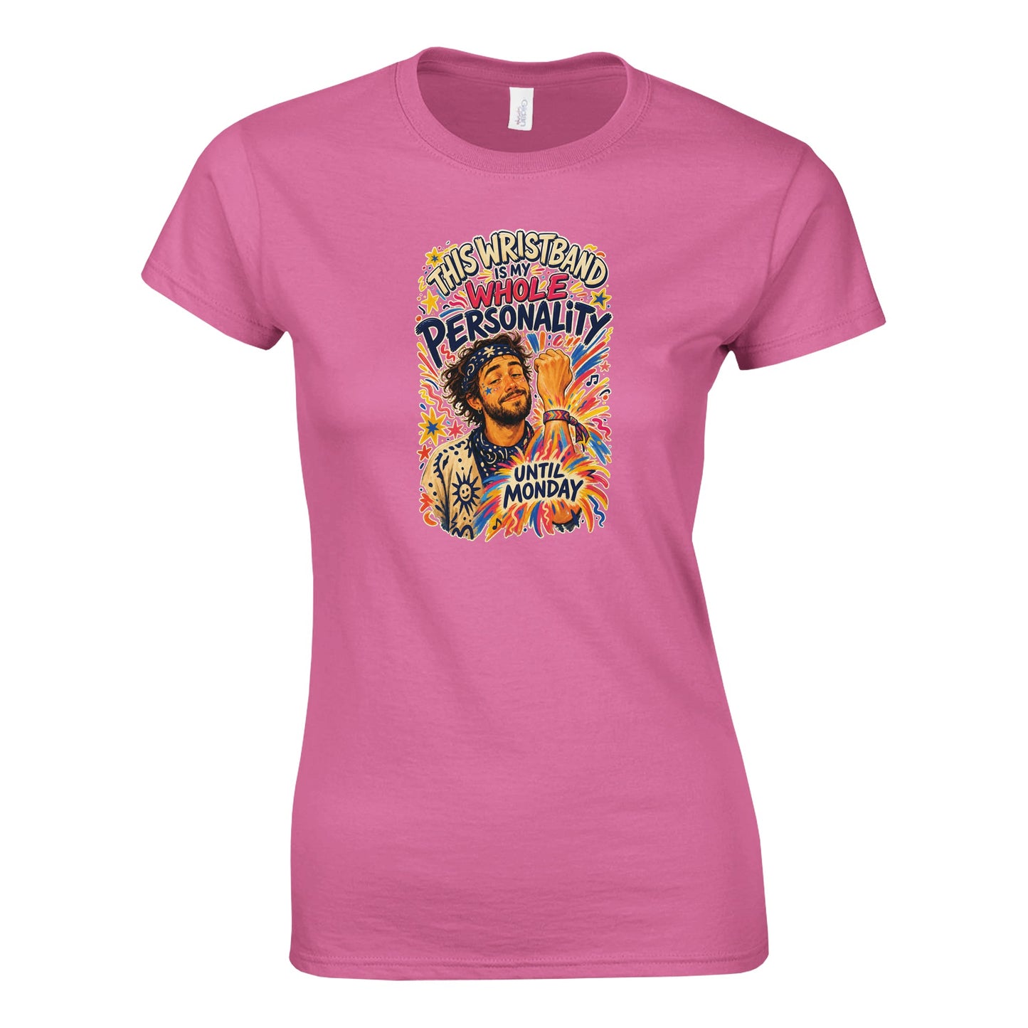 This Wristband Is My Whole Personality Until Monday Women's T-shirt — product view 4