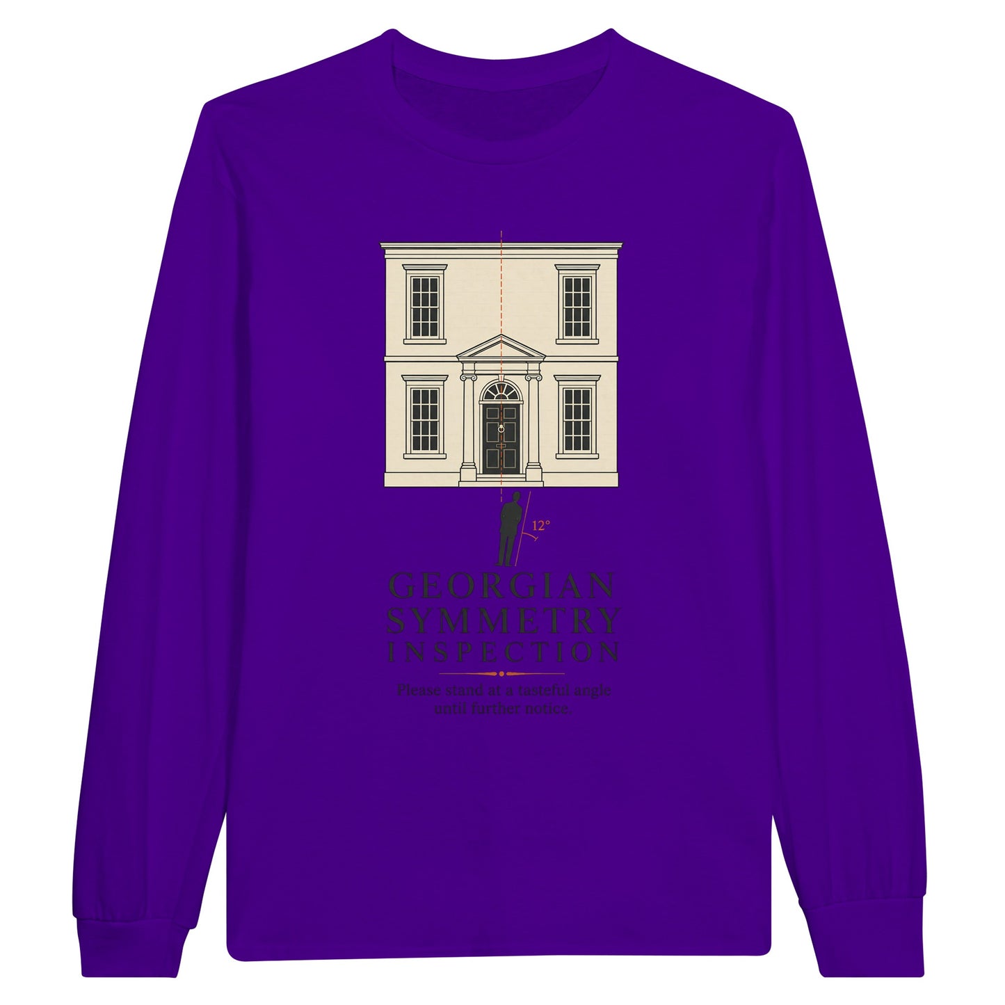 Georgian Symmetry Inspection — Bath Long-Sleeve T-shirt — product view 13