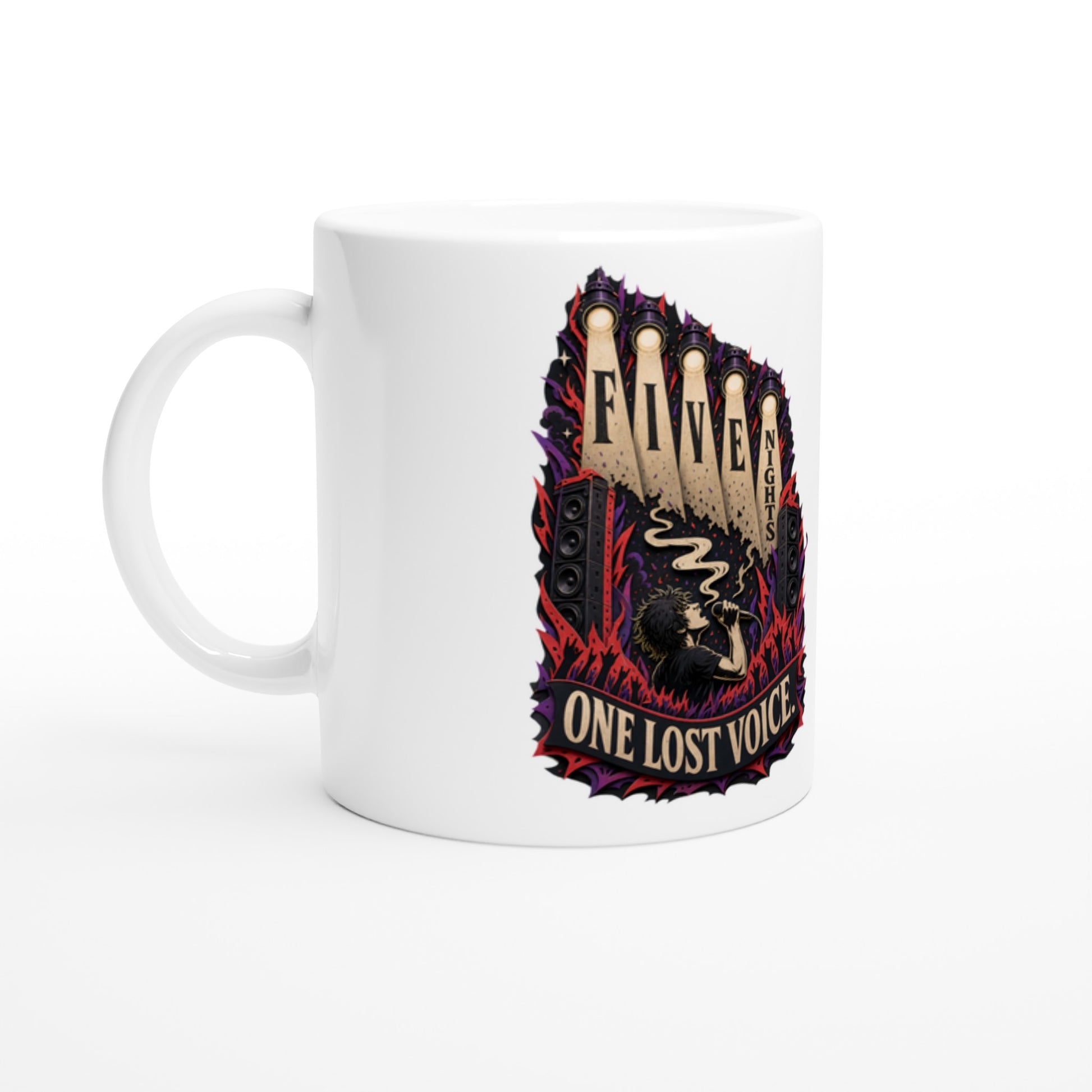 Five Nights, One Lost Voice Mug — product view 1