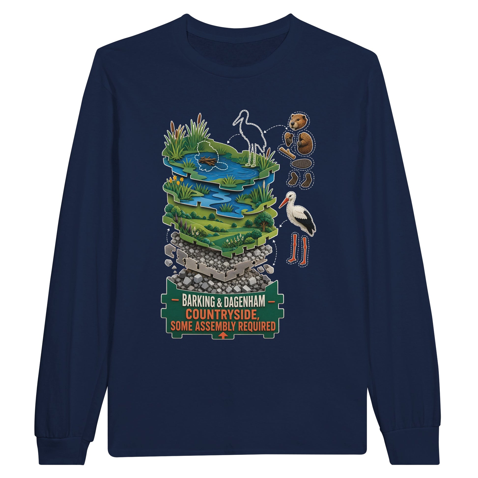 Barking & Dagenham Countryside Long-Sleeve T-shirt — product view 11