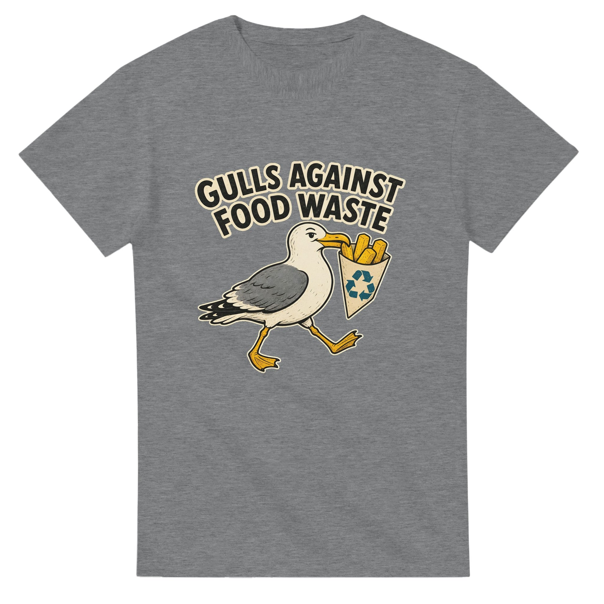 Gulls Against Food Waste Graphic T-shirt — product view 12