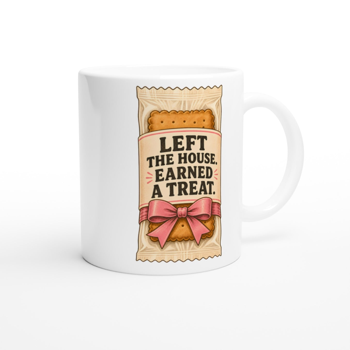 Left the House, Earned a Treat Mug — product view 2