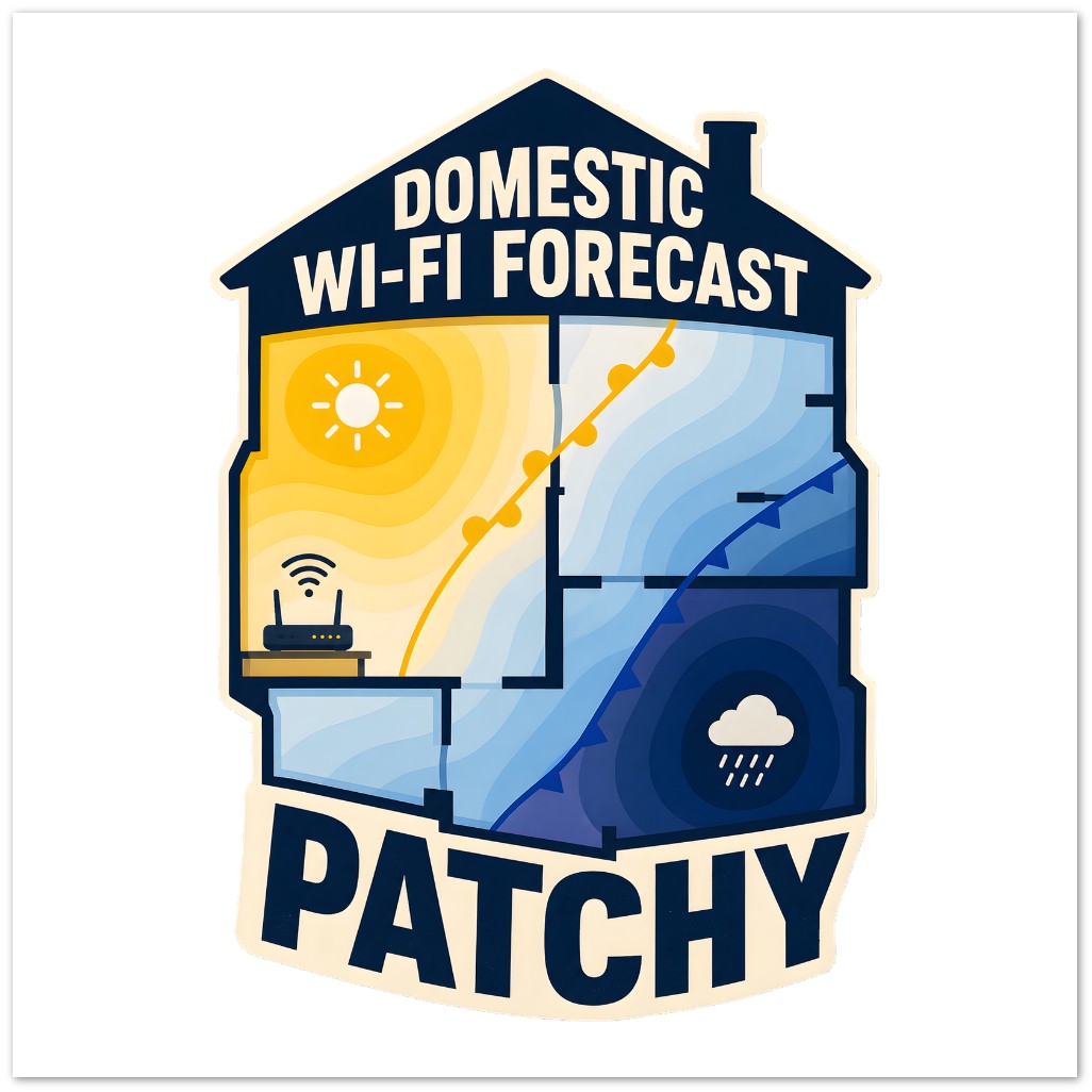 Domestic Wi-Fi Forecast Patchy Greeting Card Pack — product view 3