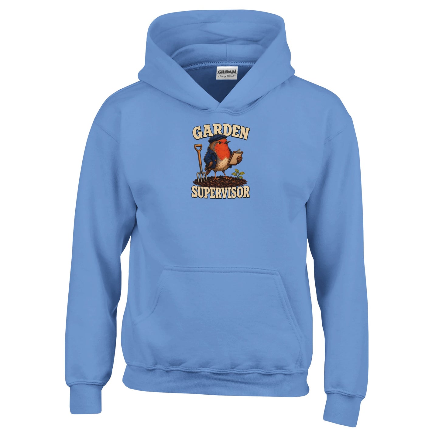 Garden Supervisor Robin Kids' Hoodie — product view 4