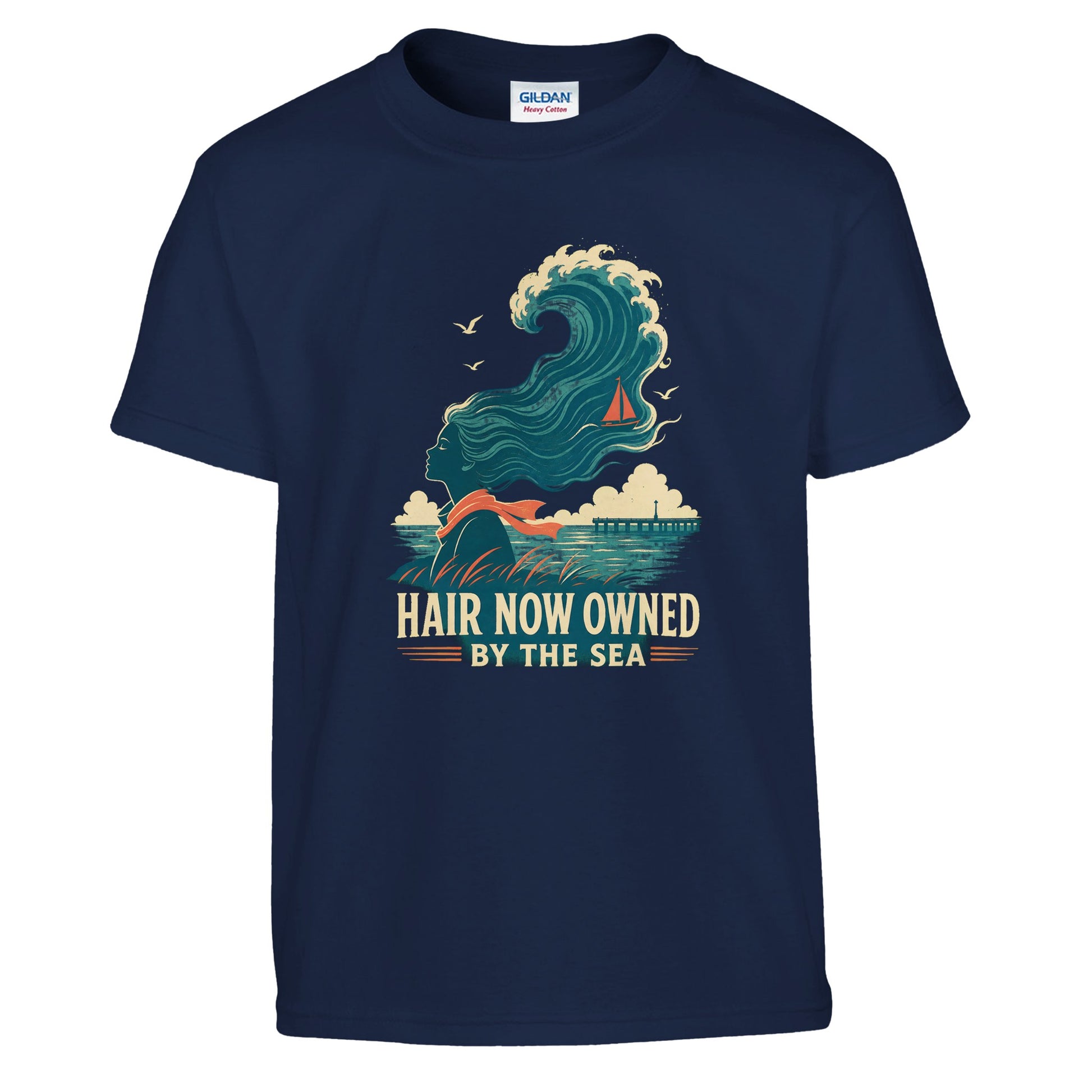 Hair Now Owned by the Sea Kids' T-shirt — product view 7