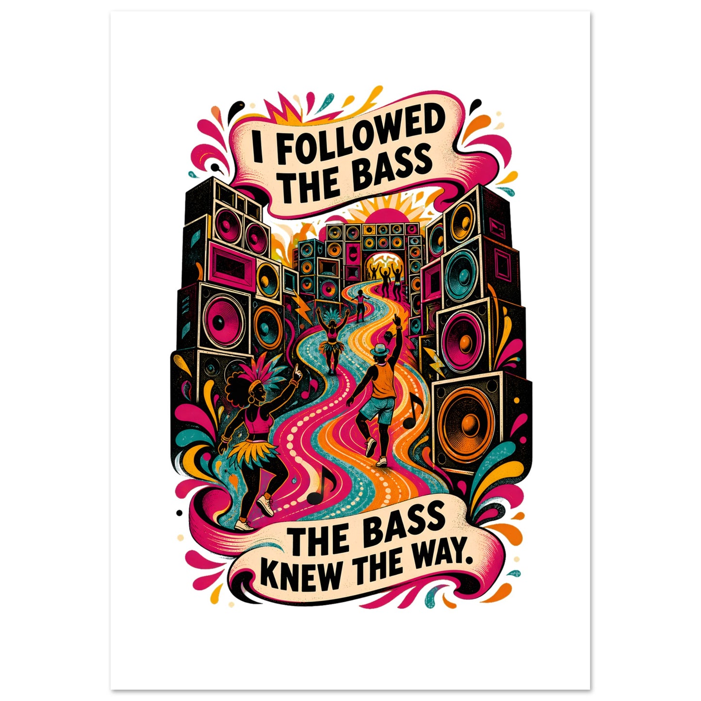 I Followed the Bass Poster — product view 1