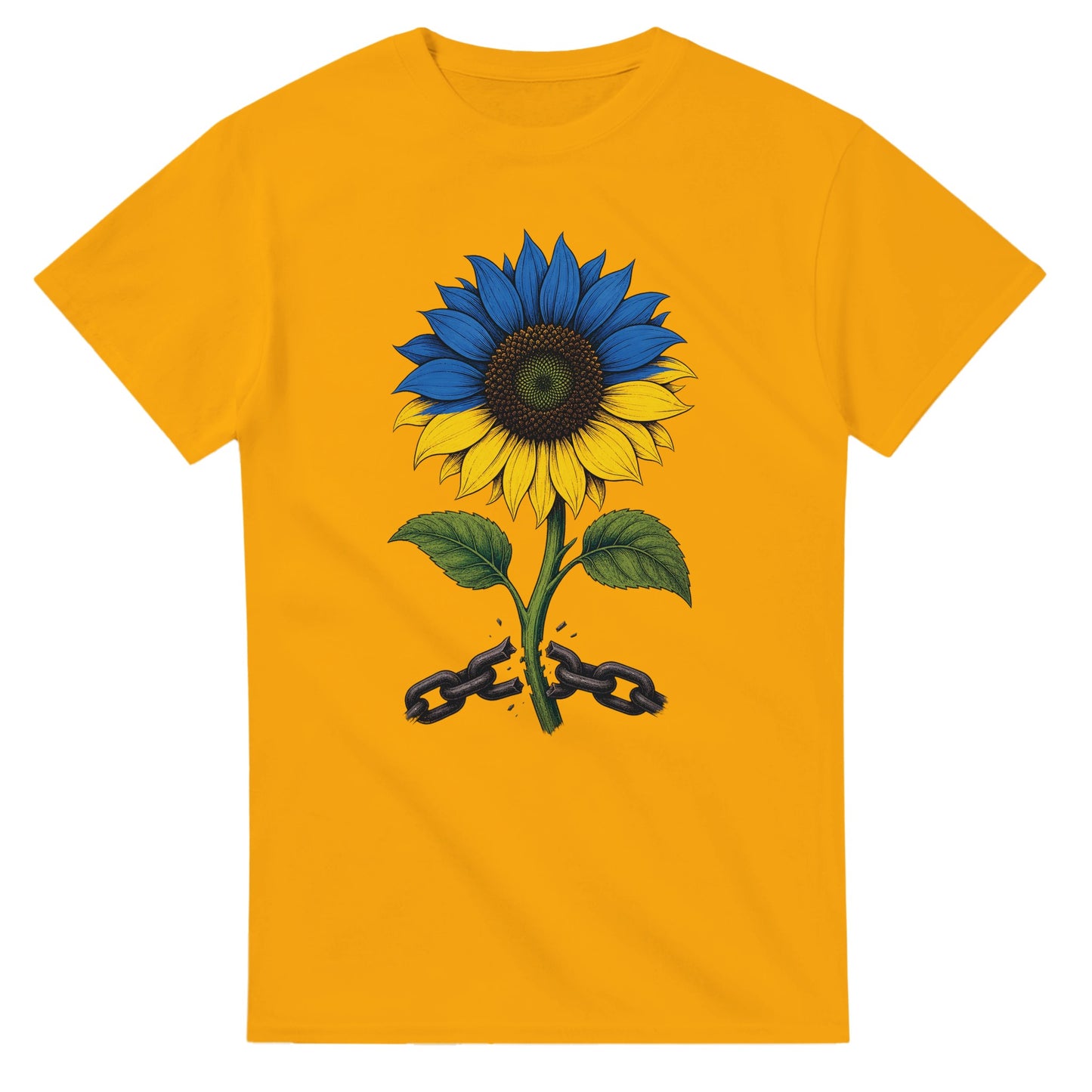 Ukraine Freedom Sunflower T-shirt — product view 14