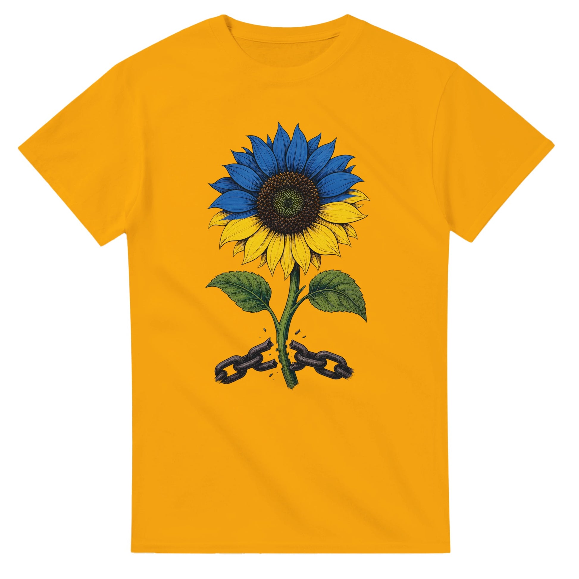 Ukraine Freedom Sunflower T-shirt — product view 14