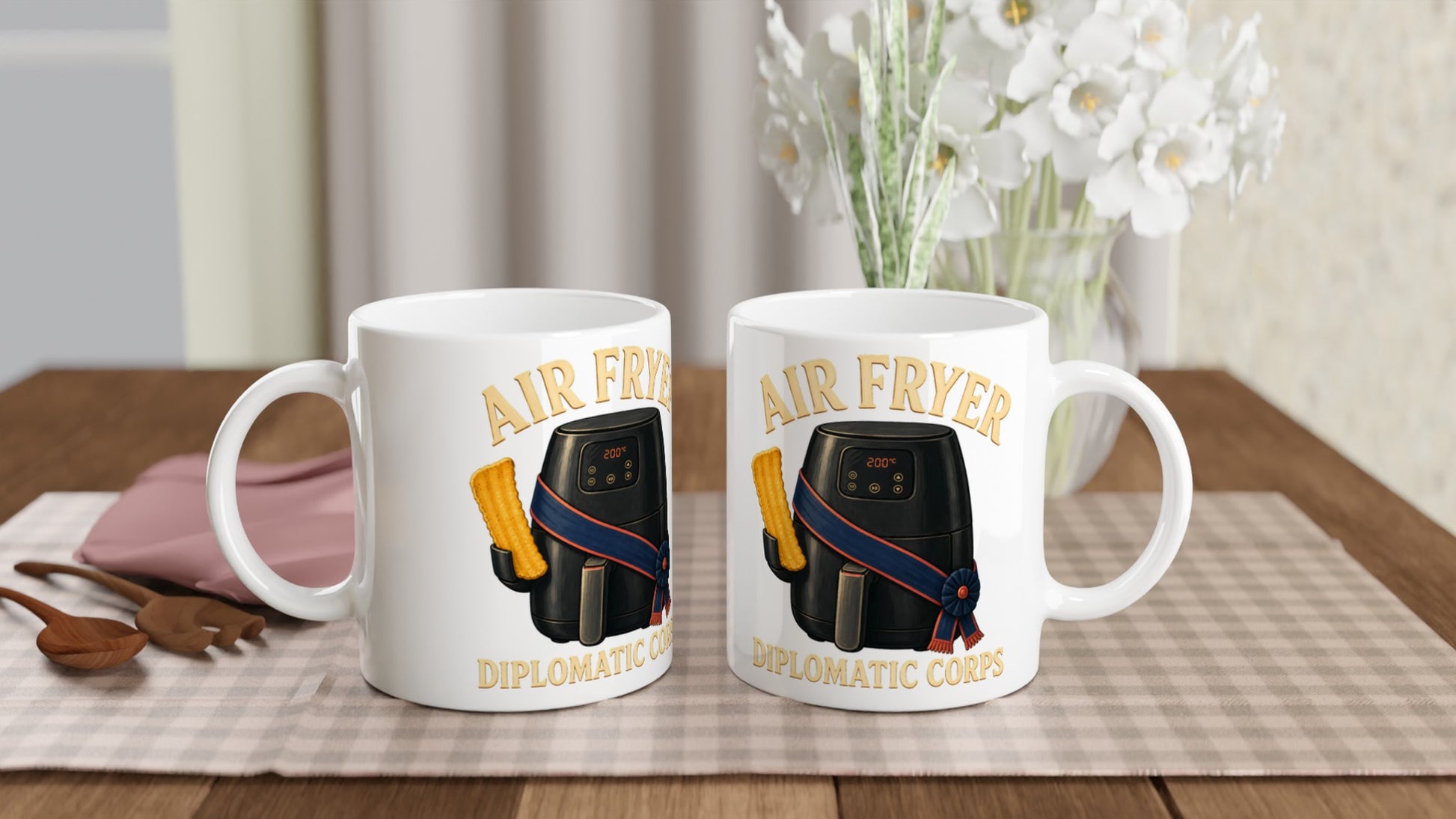 Air Fryer Diplomatic Corps Mug — product view 4