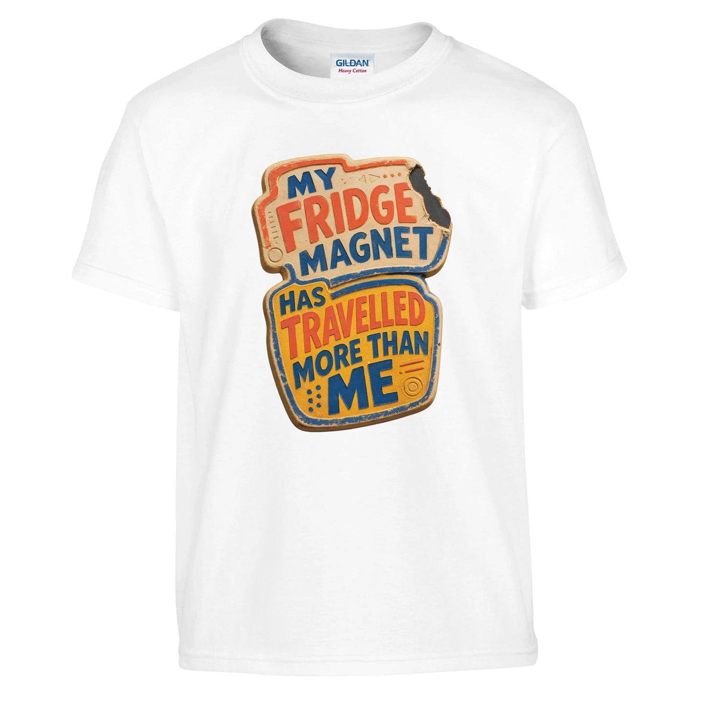 My Fridge Magnet Has Travelled More Than Me Kids' T-shirt — product view 1