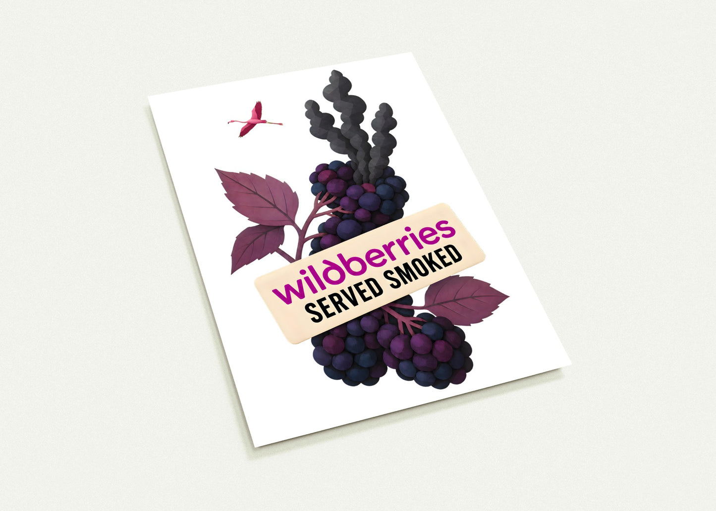 Wildberries, Served Smoked Postcard Pack — product view 3