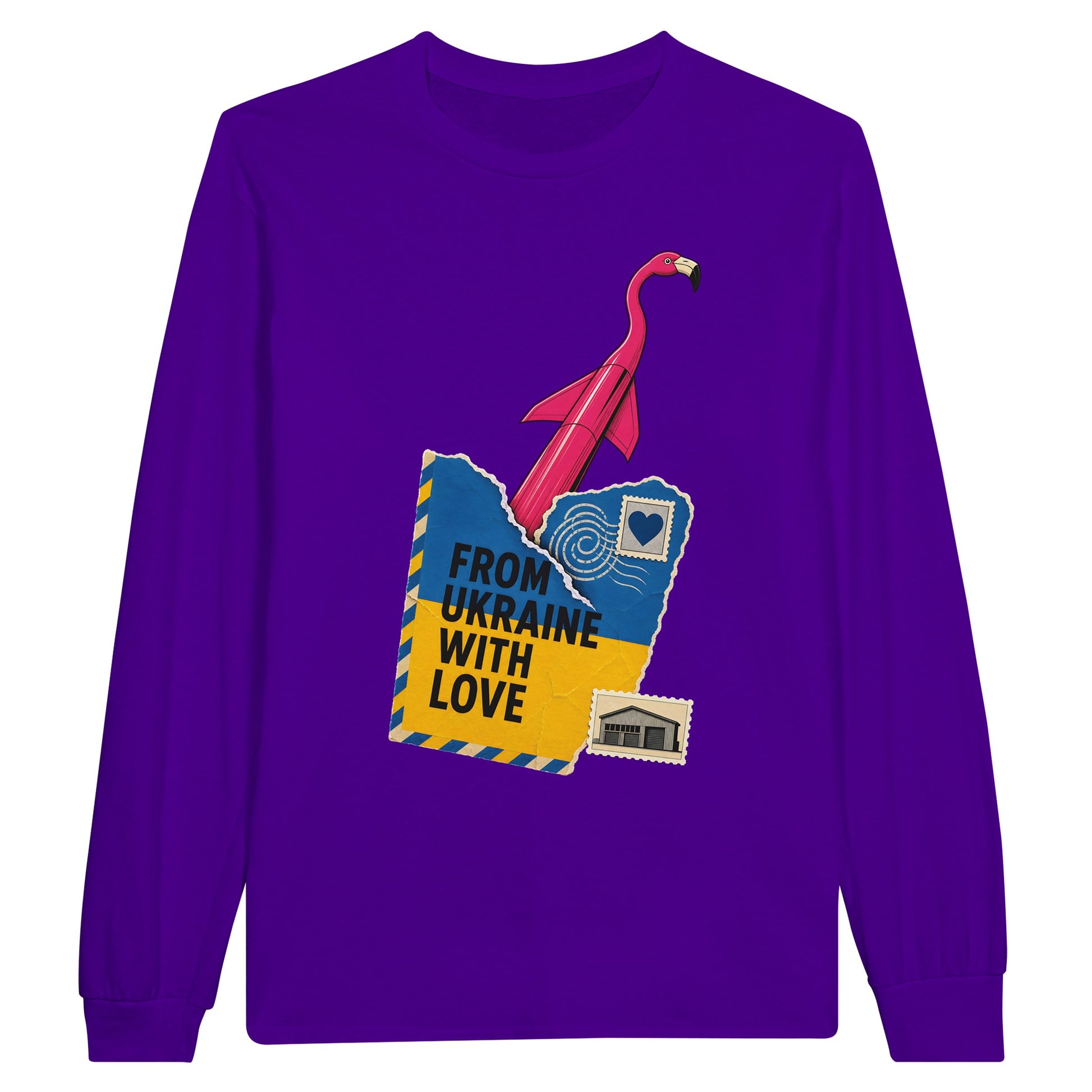From Ukraine With Love Long-Sleeve T-shirt — product view 13