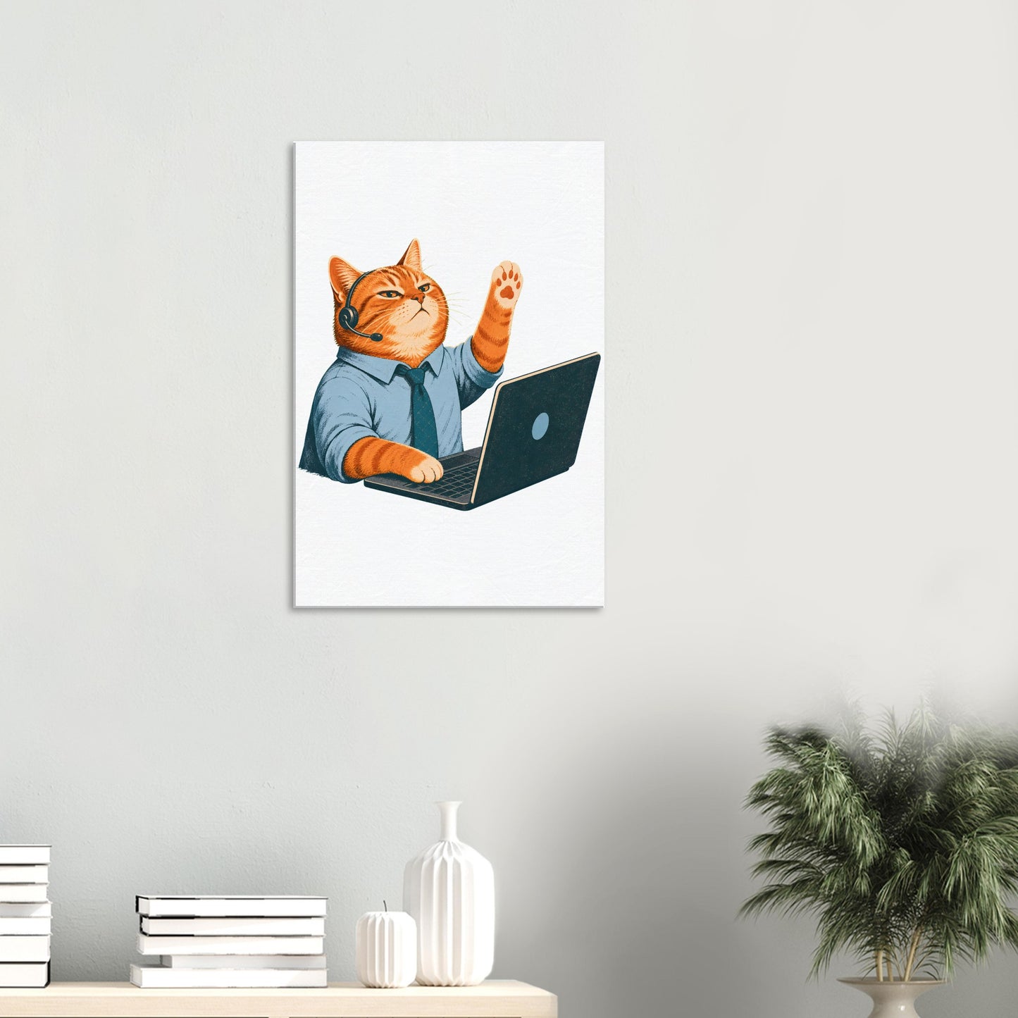 Cat Calls the Meeting Canvas — product view 4