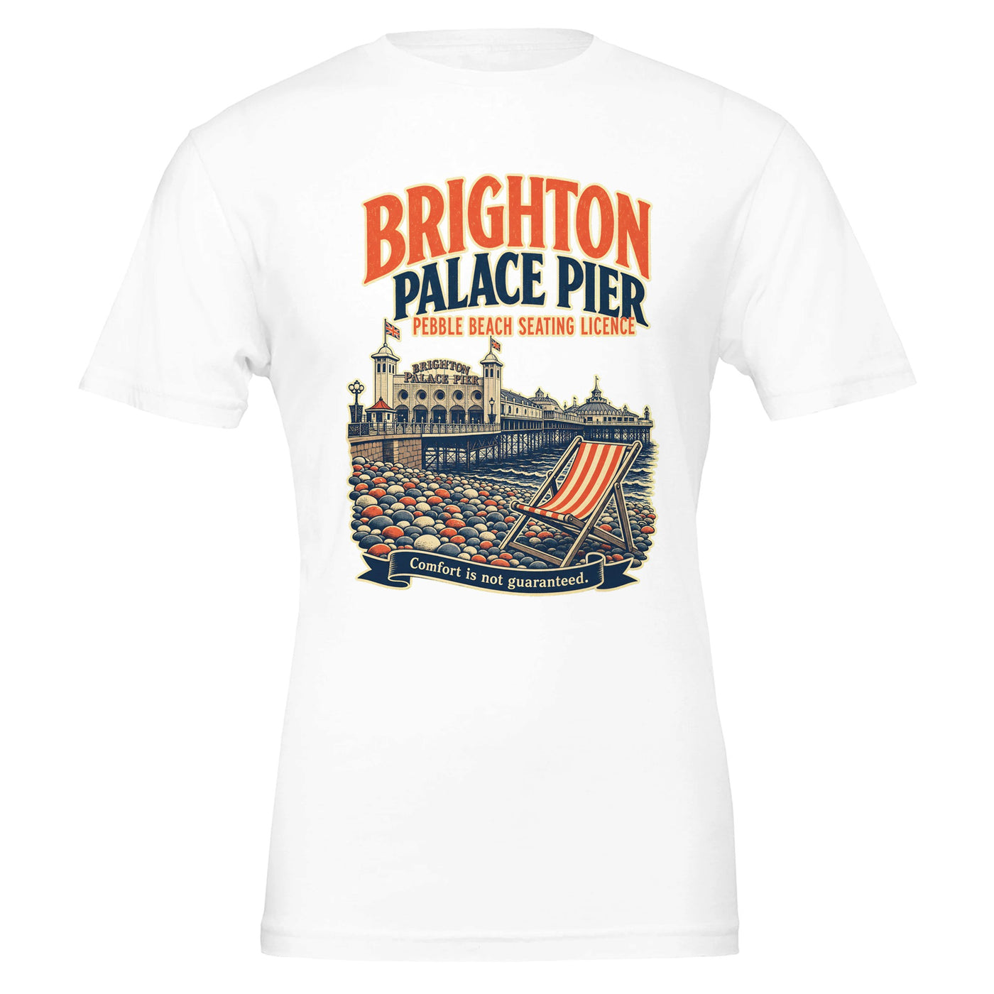 Brighton Pebble Beach Seating Licence T-shirt