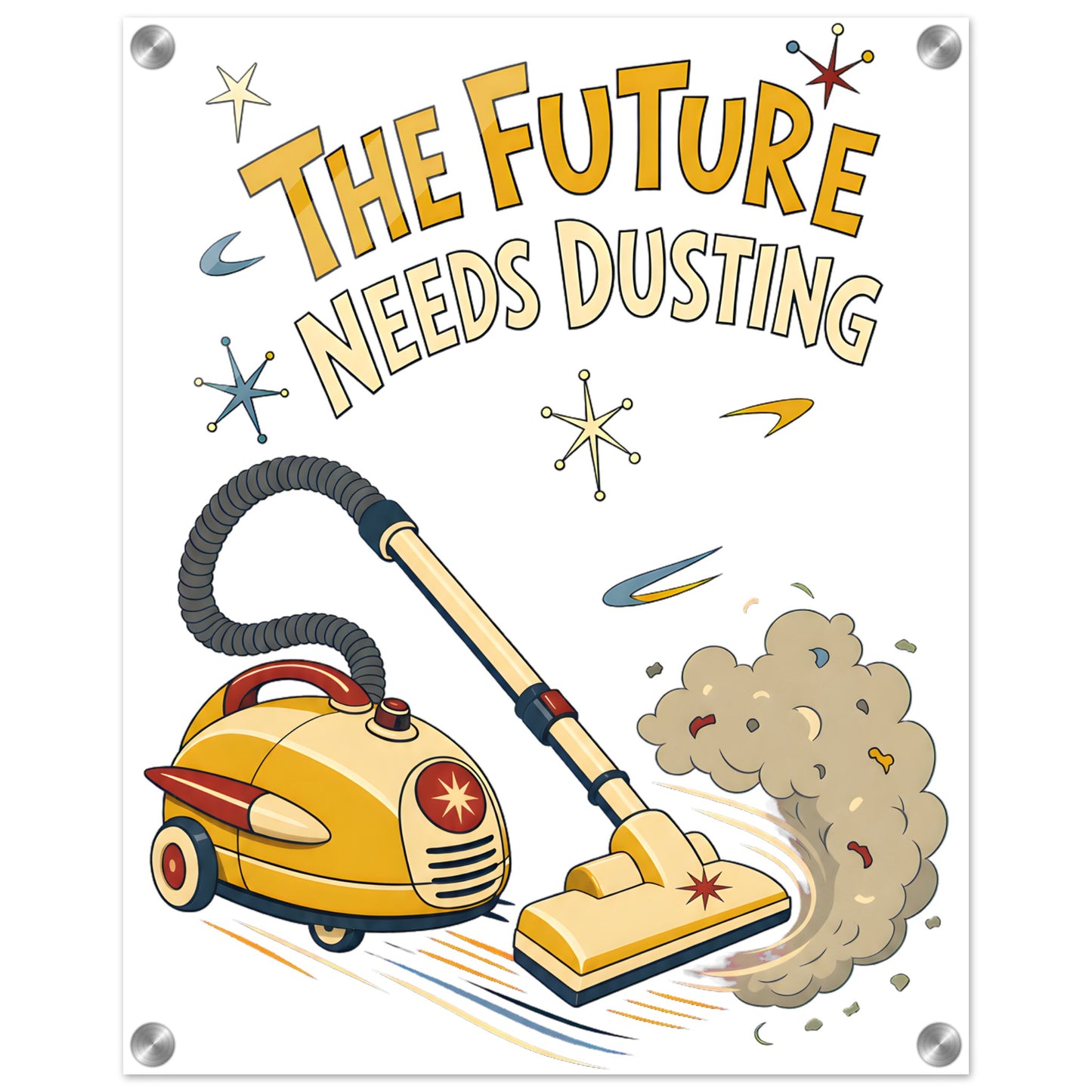 The Future Needs Dusting Acrylic Print — product view 2