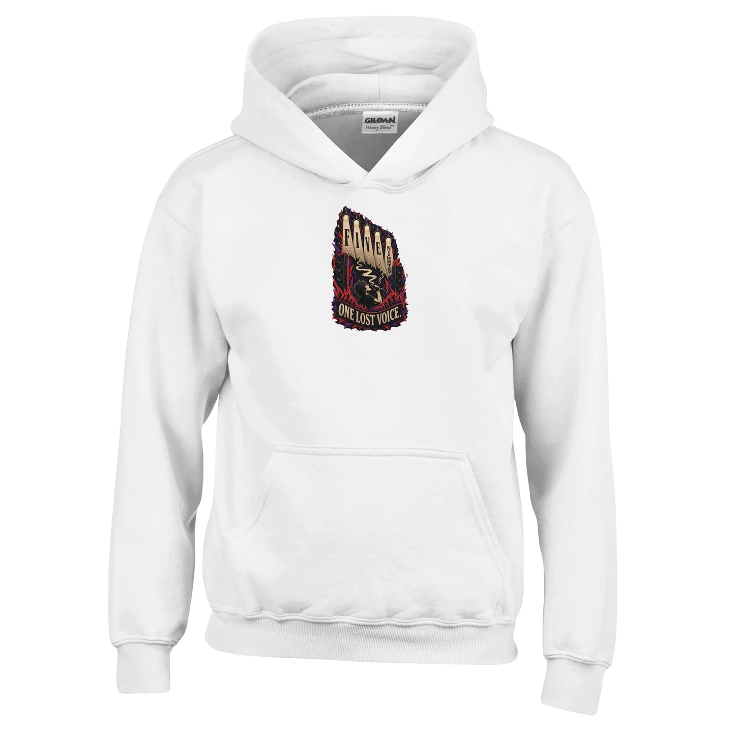 Five Nights, One Lost Voice Kids' Hoodie — product view 1
