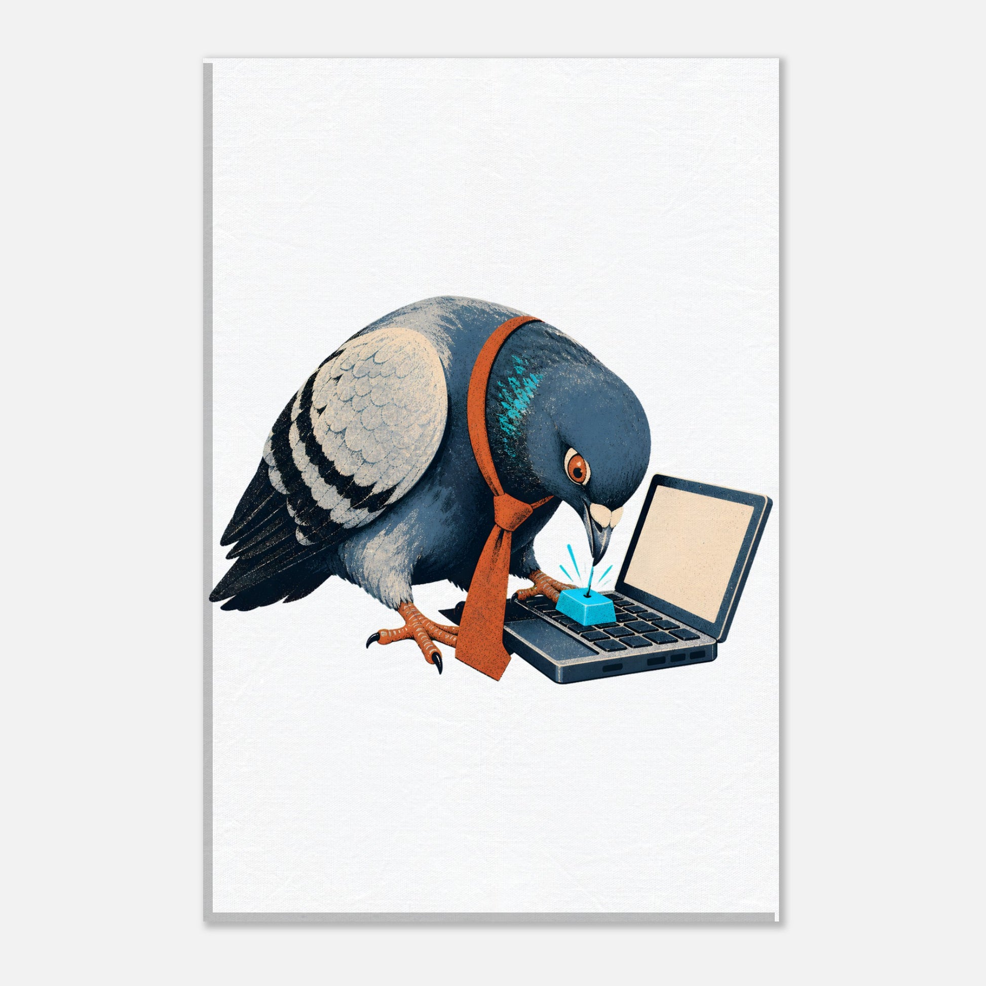 Pigeon Hits Send Canvas — product view 1