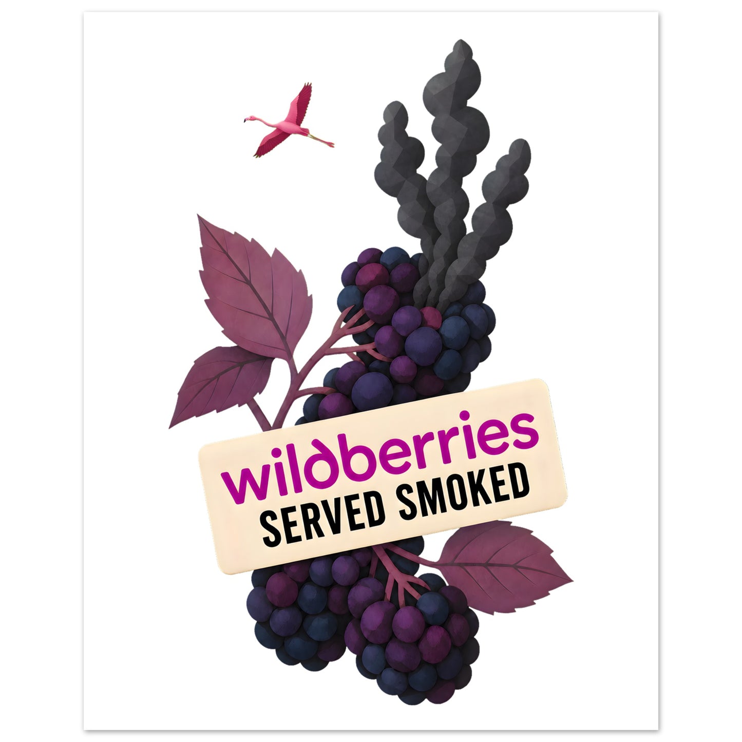 Wildberries, Served Smoked Poster — product view 3