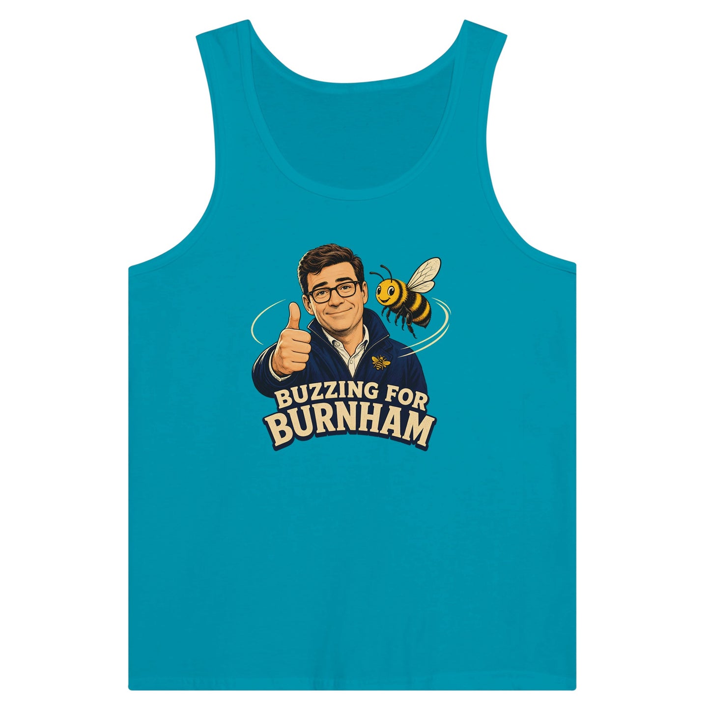 Buzzing for Burnham Premium Unisex Tank Top — product view 2
