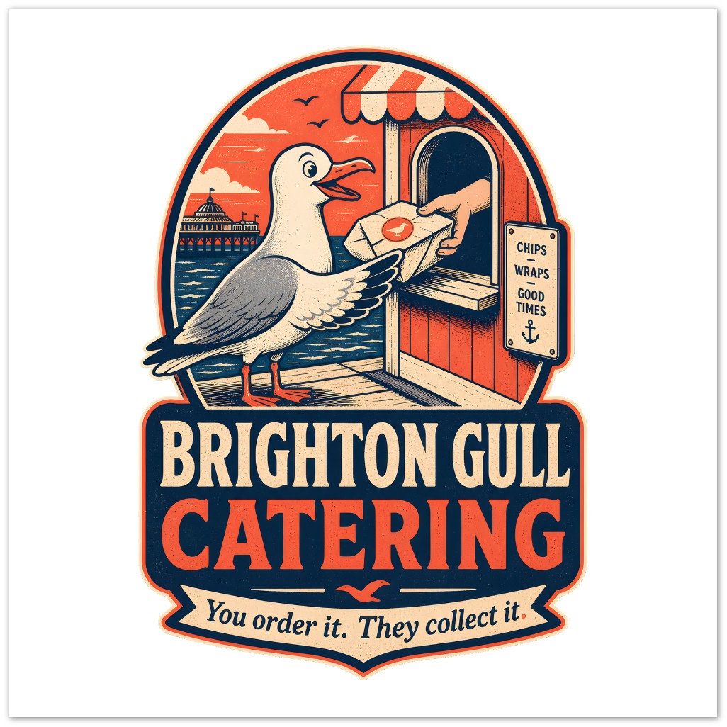 Brighton Gull Catering — Illustrated Greeting Card Pack — product view 3