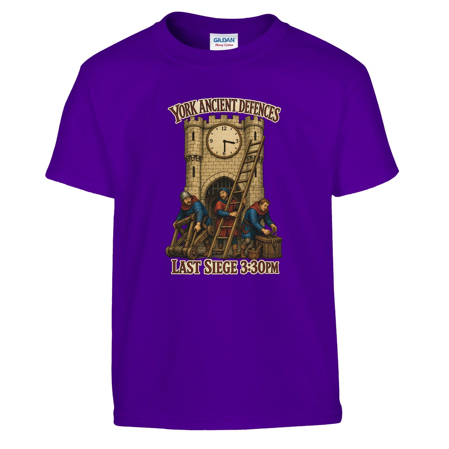 York Ancient Defences – Last Siege 3:30pm Kids' T-shirt — product view 6